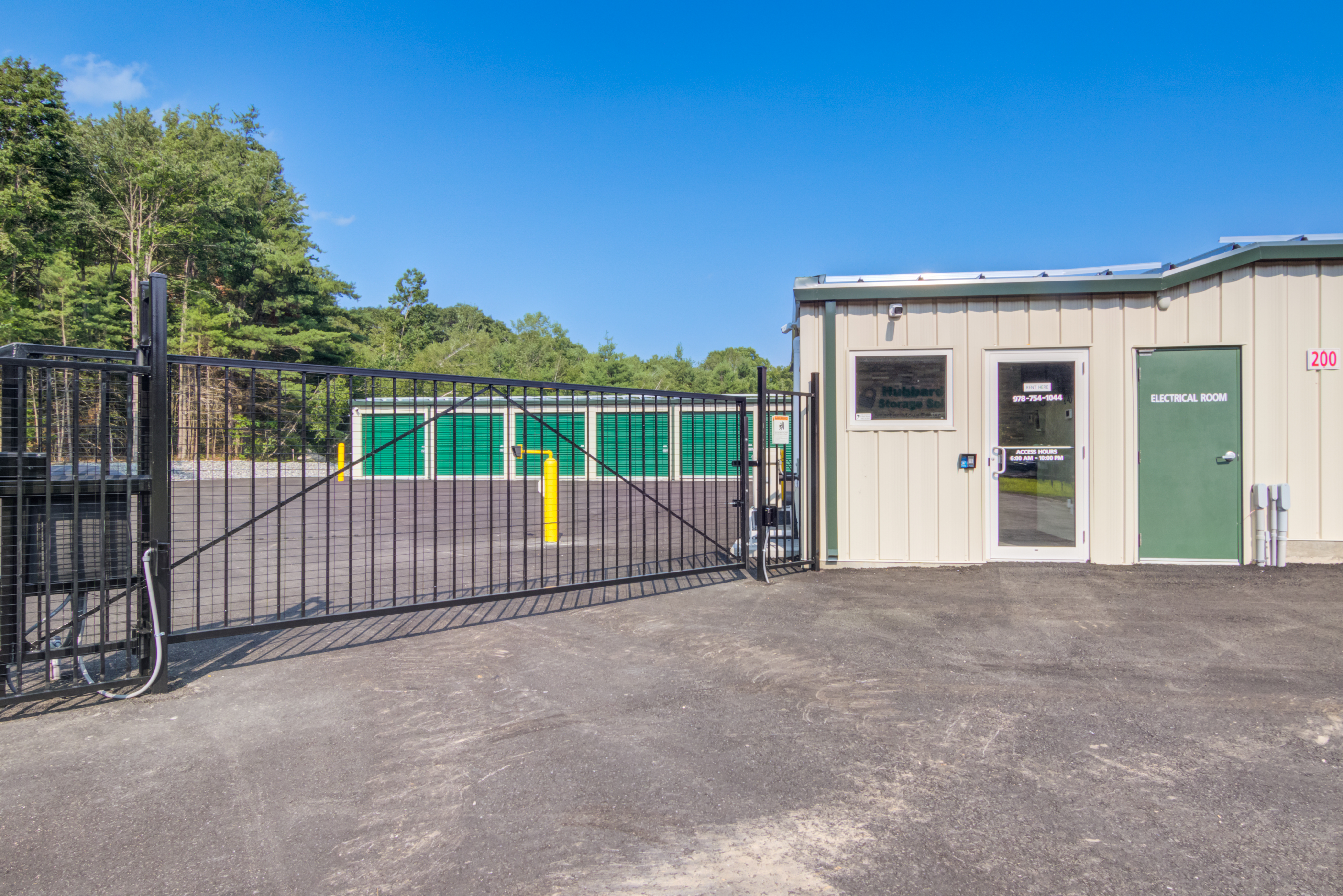 Gated Storage Facility in Hubbardston, MA