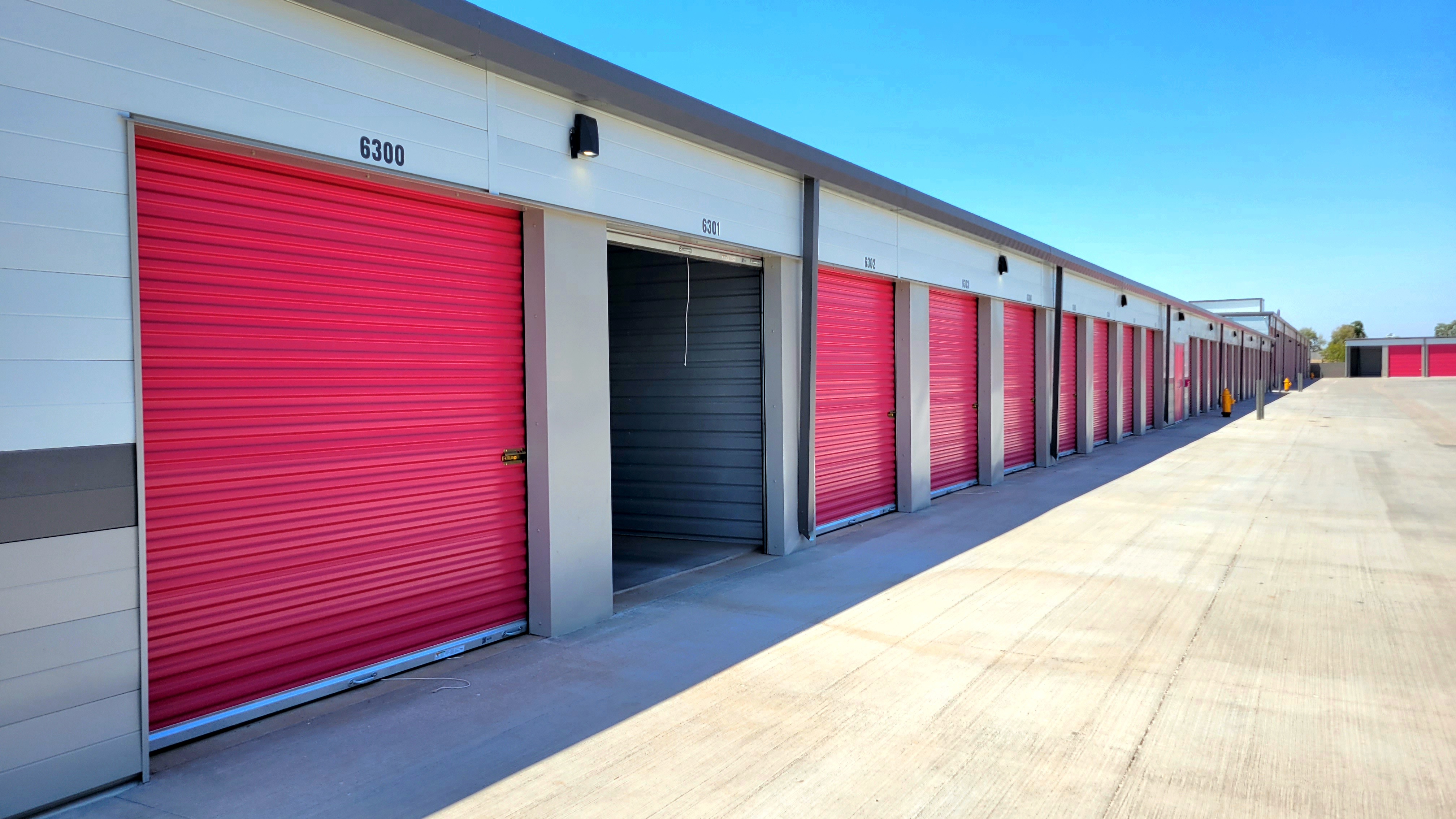 Drive Up Accessible Storage Units At Pink Door Storage & RV
