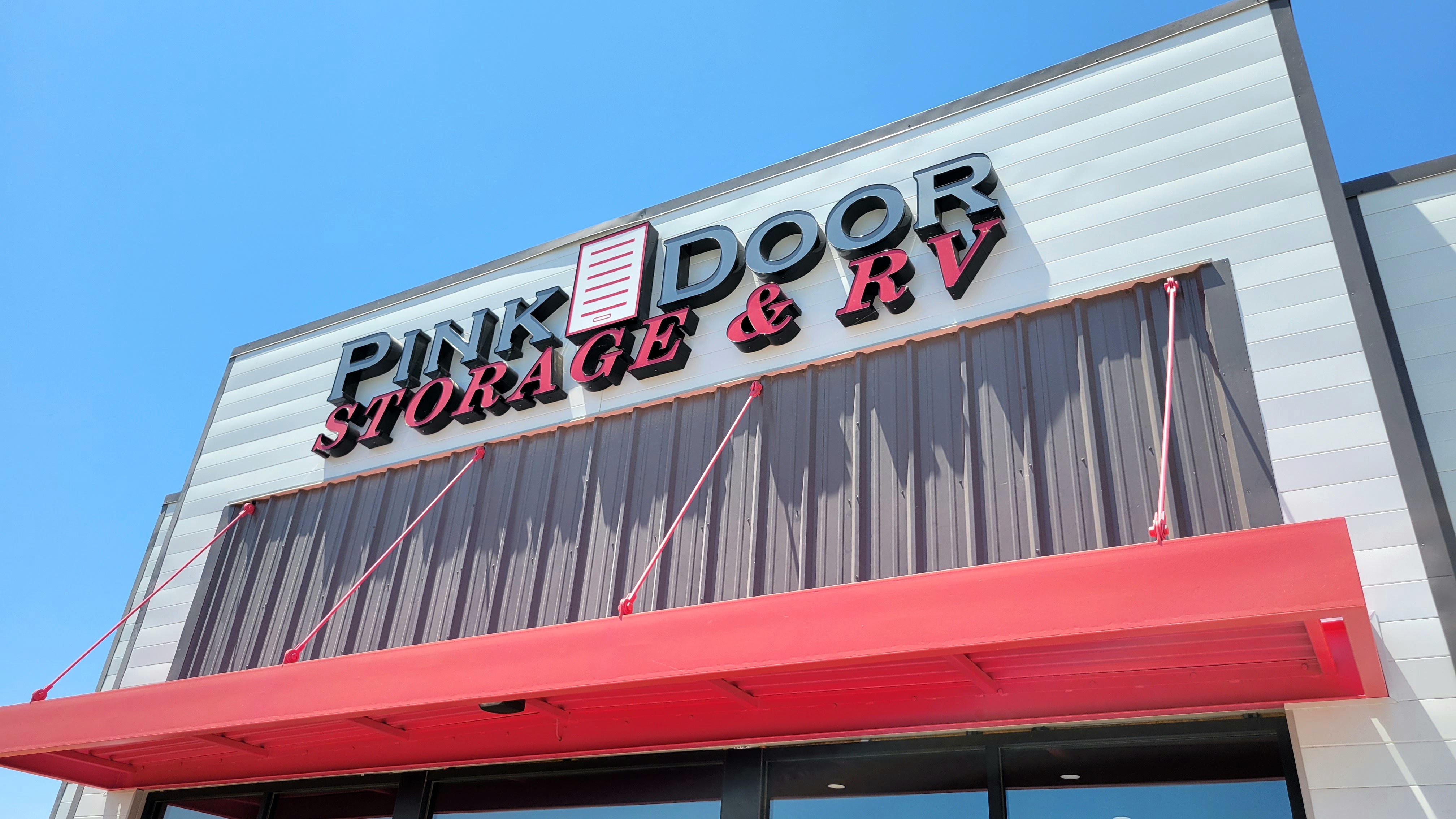 Pink Door Storage & RV Facility Front