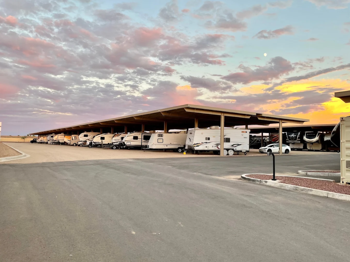 Covered RV Storage in Casa Grande, AZ