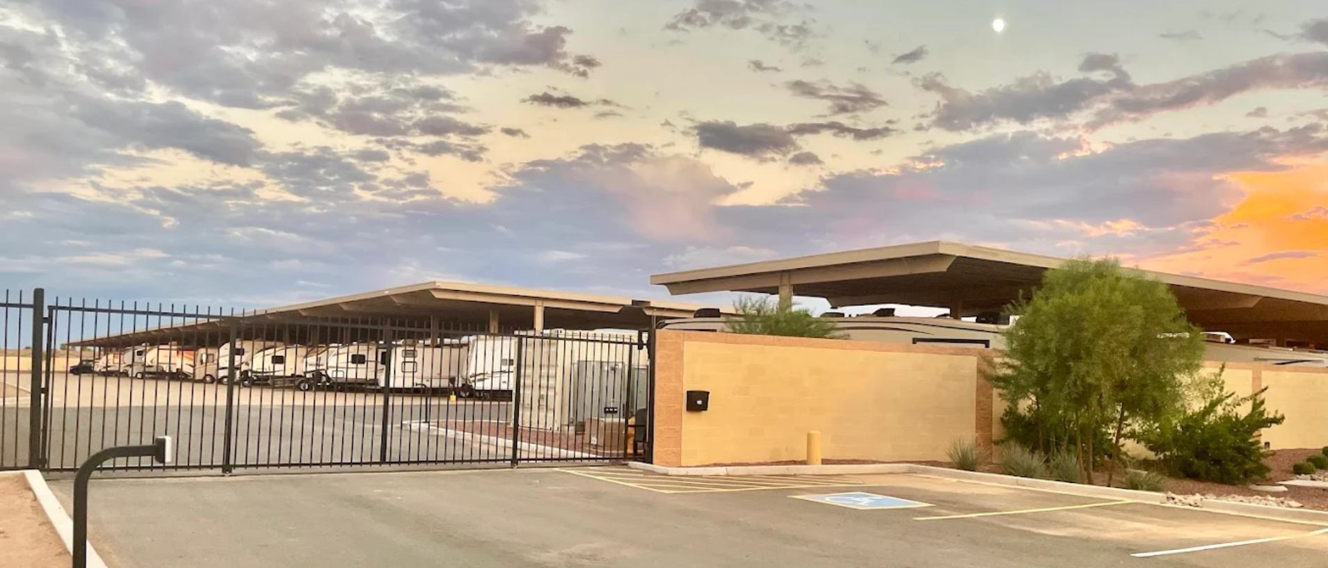 Covered RV Storage Facility in Casa Grande, AZ