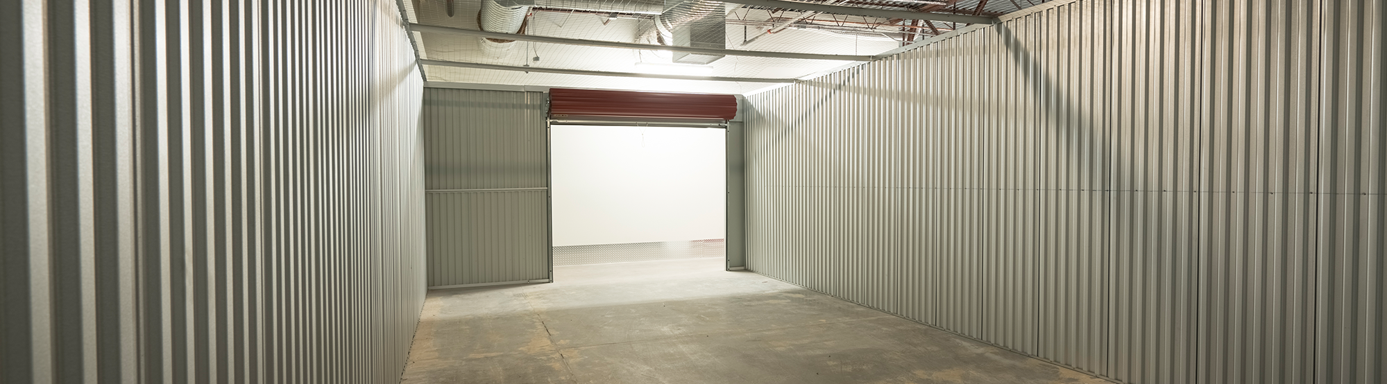 Inside View of a Storage Unit at US 60 Self Storage
