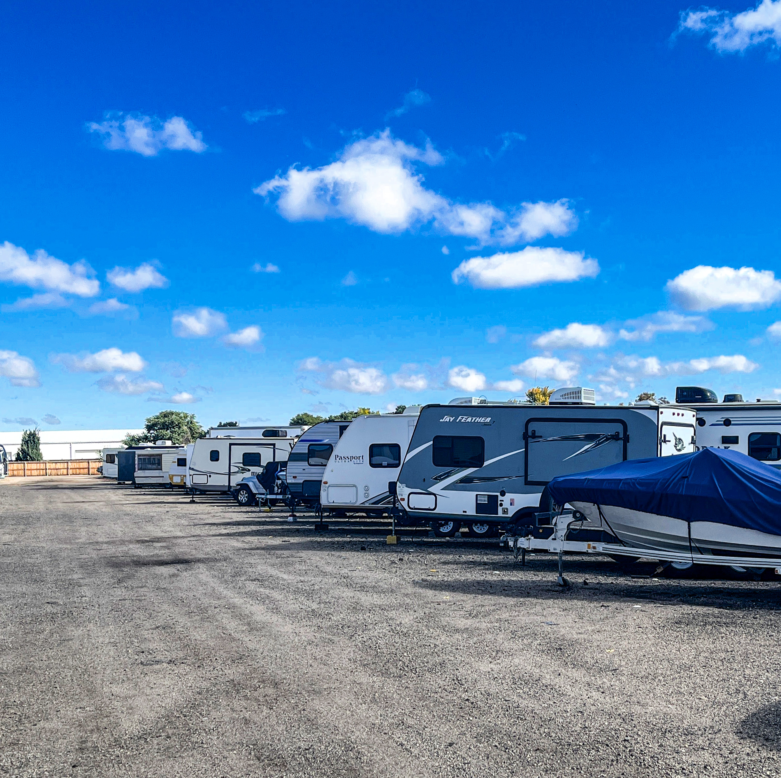 Outdoor Parking Space Storage For Your RV