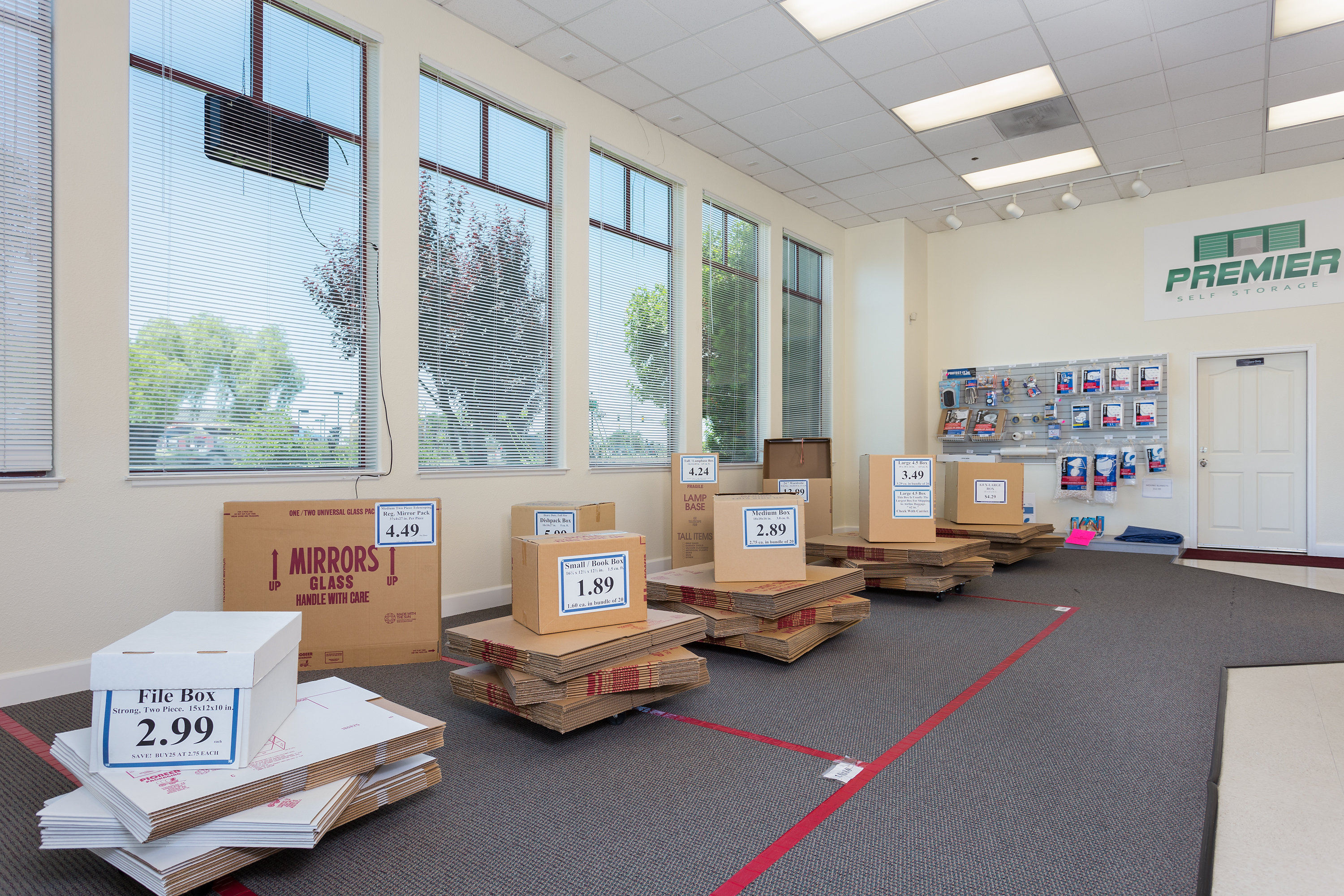 Office Boxes and Supplies Available at Premier Self Storage