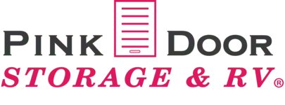 Pink Door Storage & RV Logo