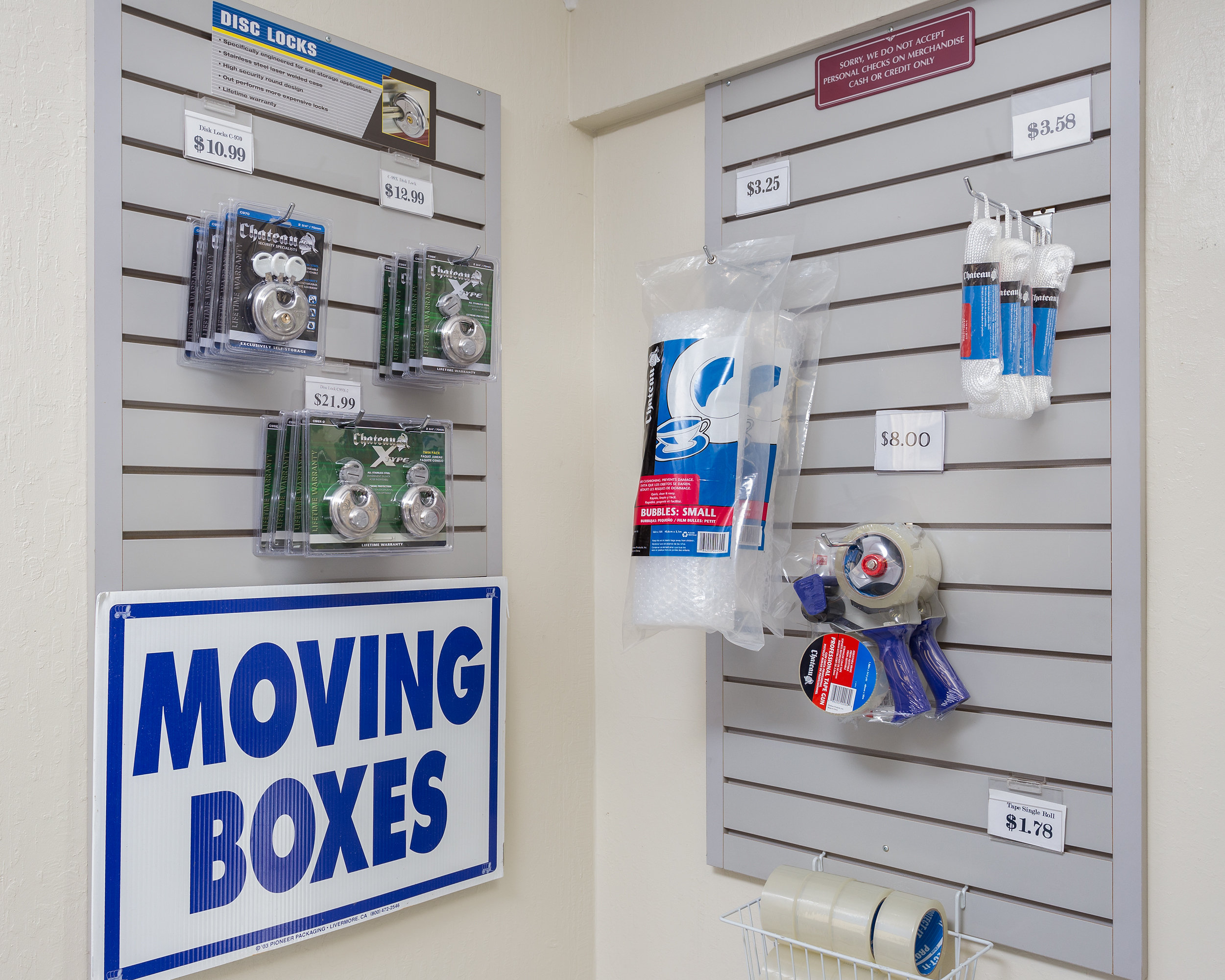 Storage & Moving Supplies at Towncentre Self Storage