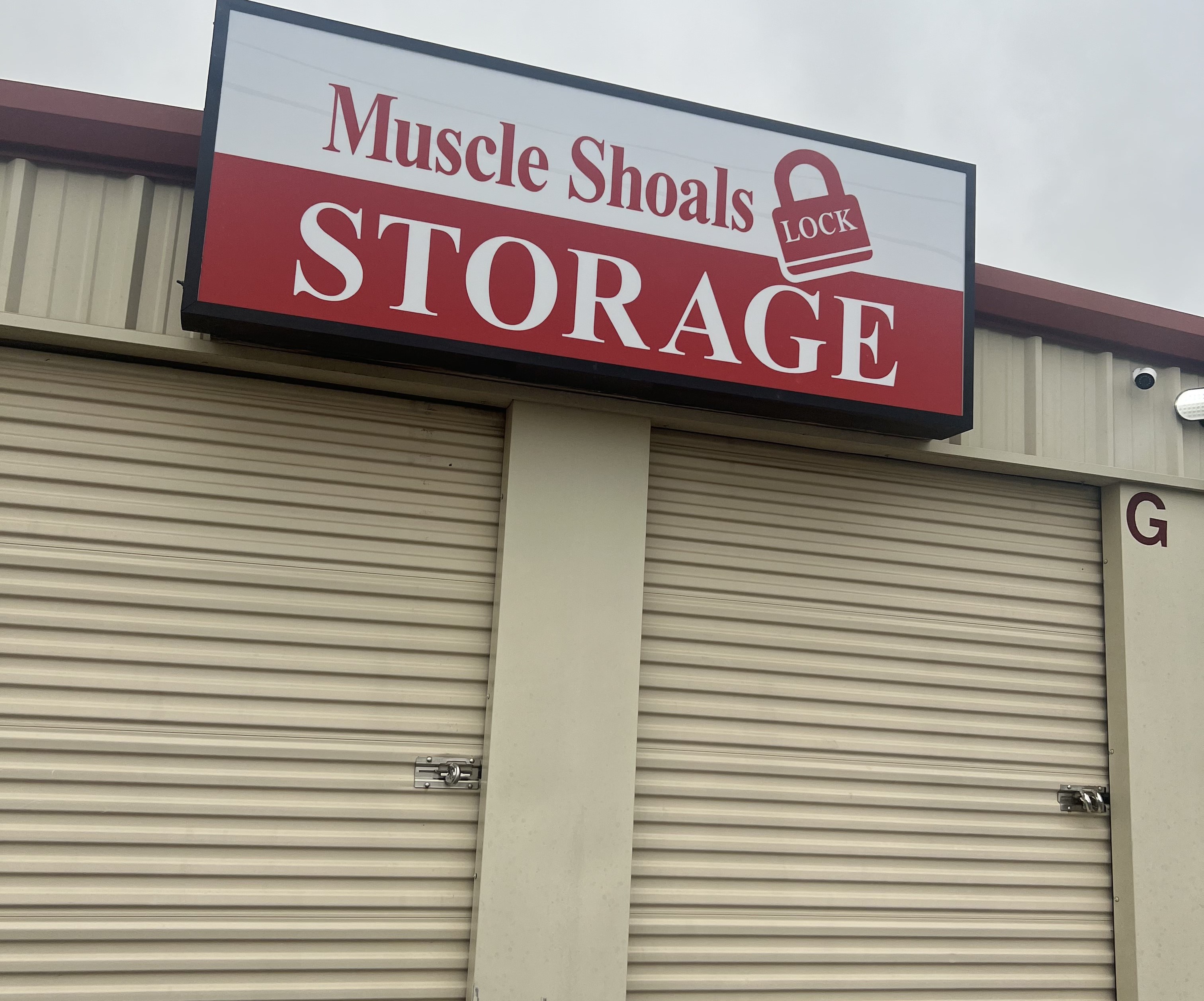 drive up access self storage units muscle shoals al