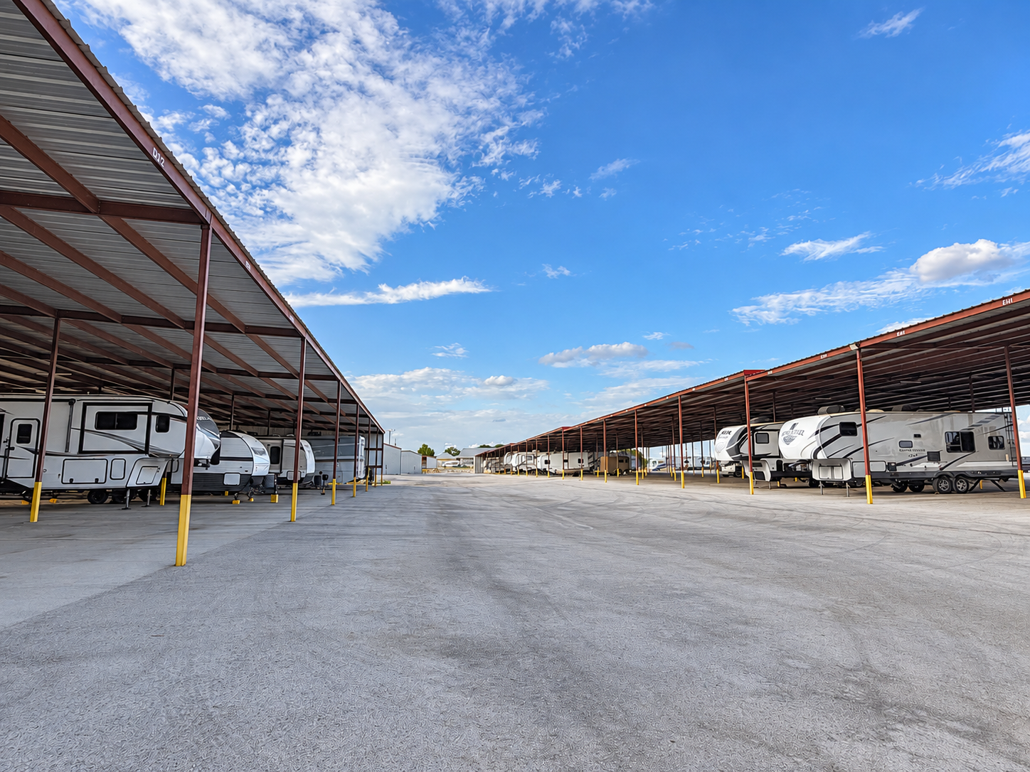 Canopy Covered RV Storage in Decatur, TX |  4391 S FM 51