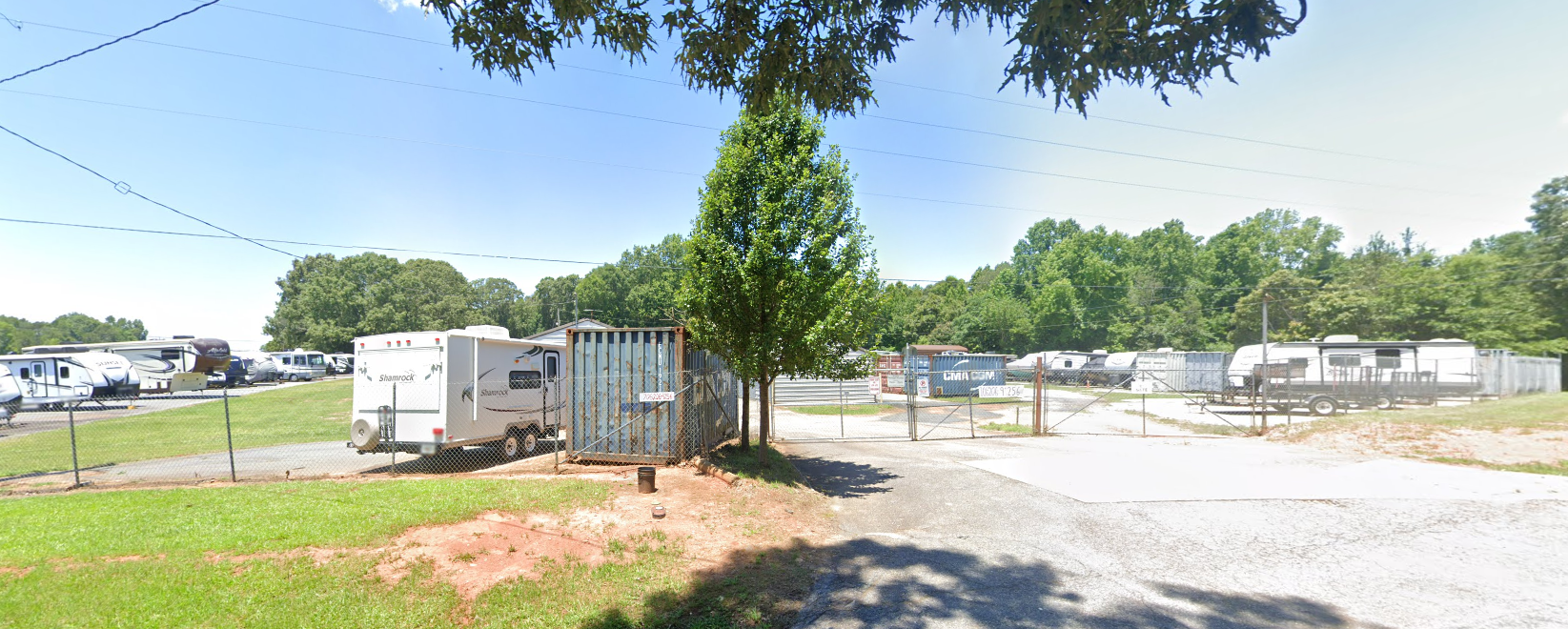 fenced and gated outdoor parking and self storage jefferson, ga