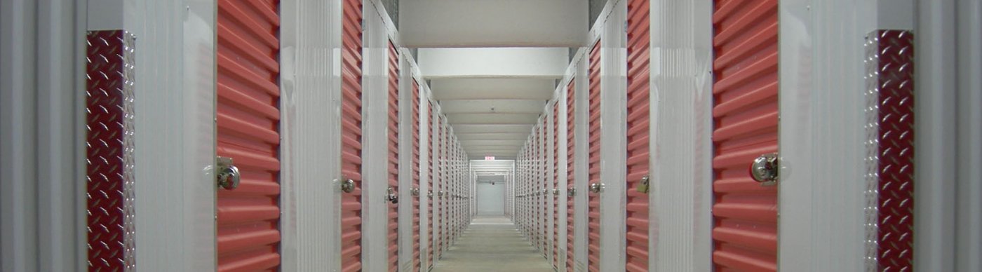 Indoor storage units at StorWise Self Storage