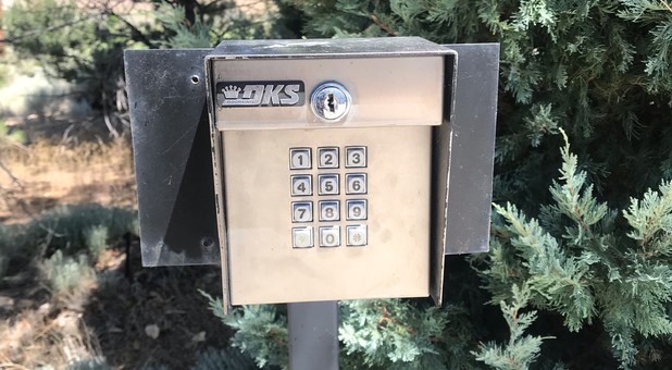 Exterior Keypad Entry at StorWise Carson City
