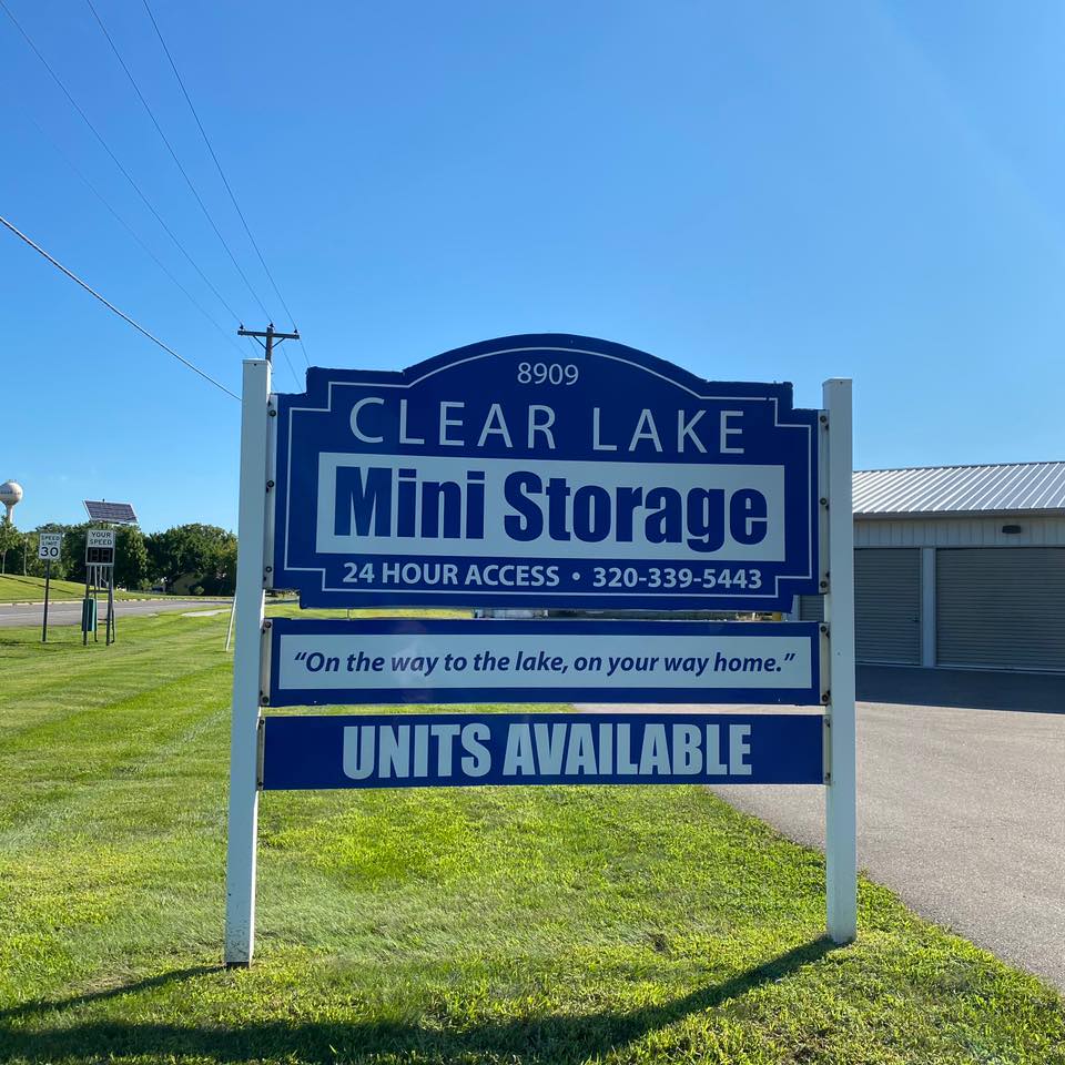Clear Lake Mini Storage Sign