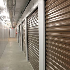 hallway of indoor access, climate-controlled self storage units