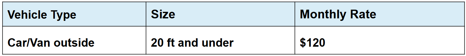 Vehicle Parking Rates in Pemberton, BC