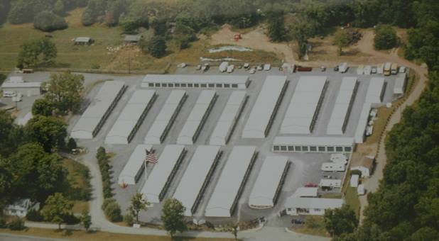 Overhead image of our Boyce, VA Storage Facility