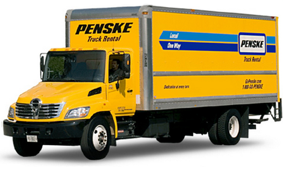 Penske trucks at Storage King