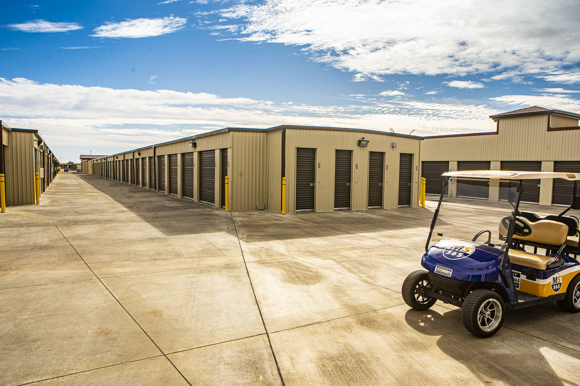 fully paved storage facility