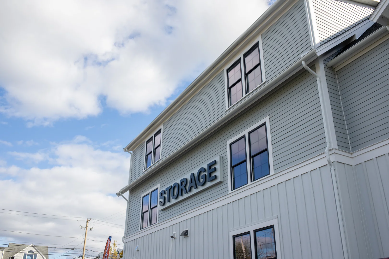 modern storage facility with security features - secure storage units