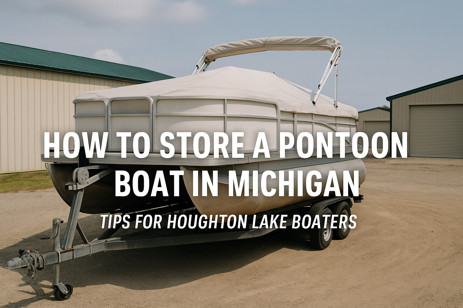 The Ultimate Guide to Pontoon Storage | Houghton Lake Boat & RV Storage