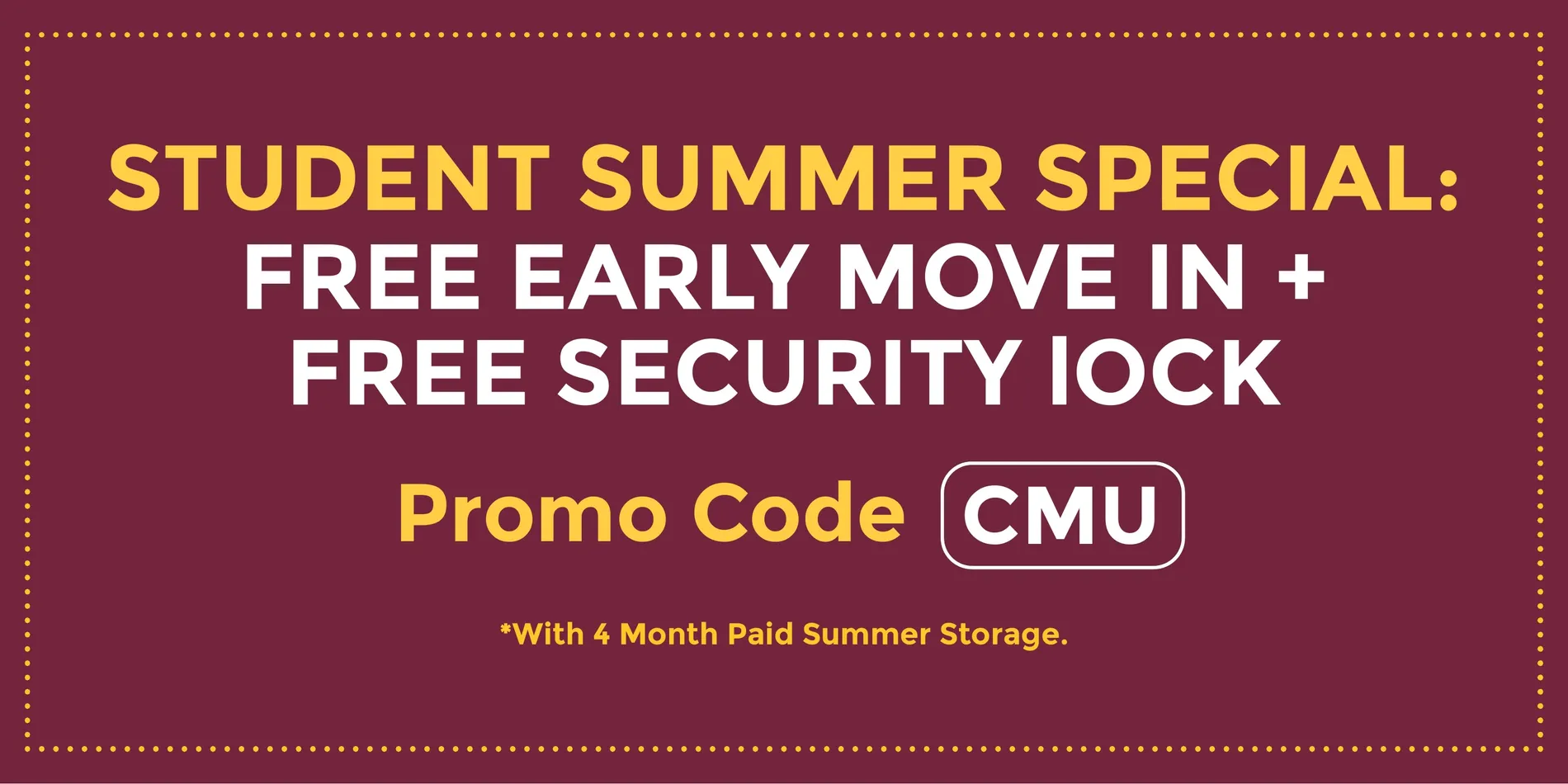 Student Summer Special