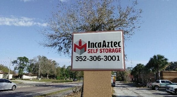 IncaAztec Self Storage - Tavares sign