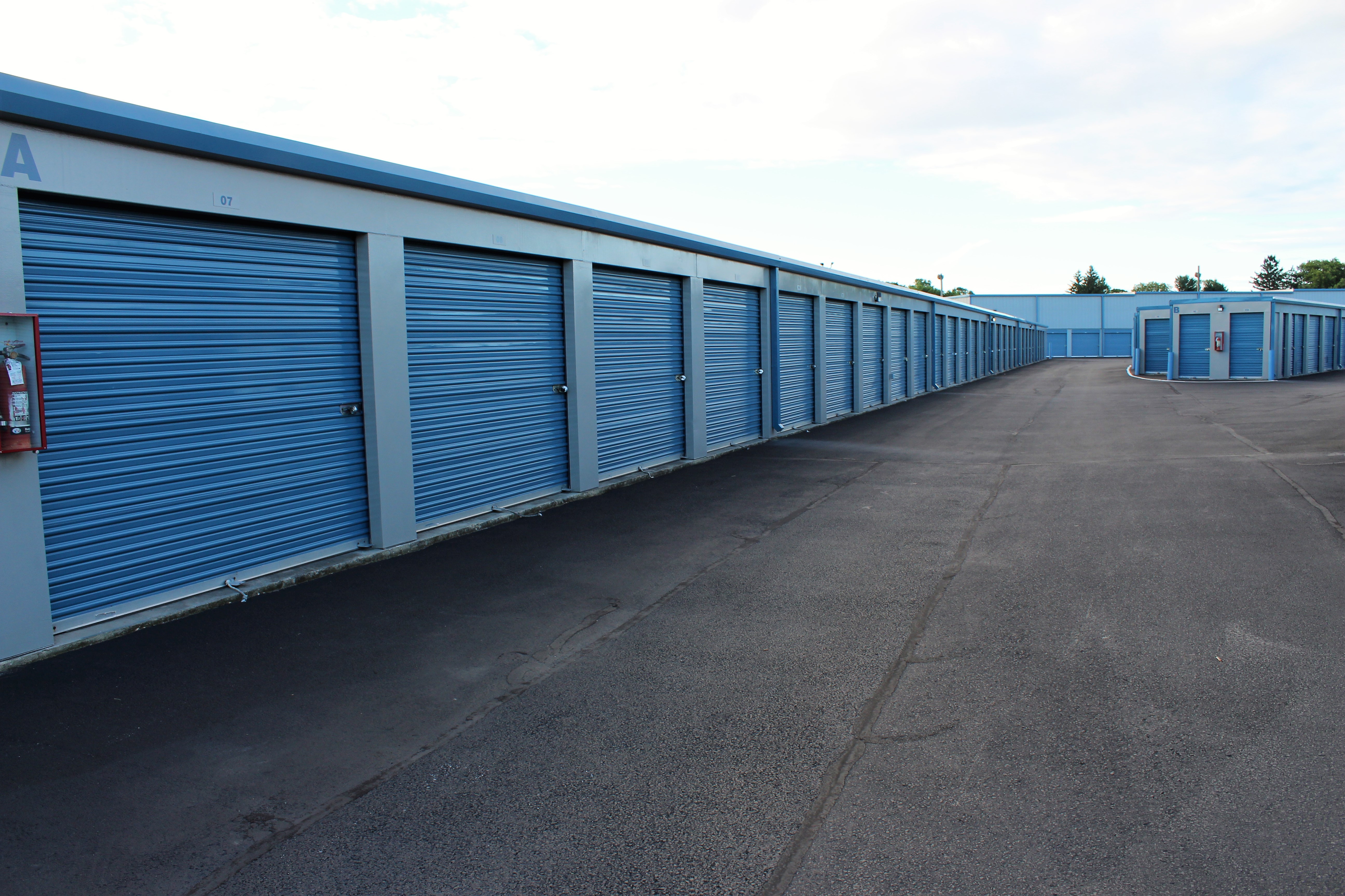 Wide aisles to access your drive up units in Lancaster, PA
