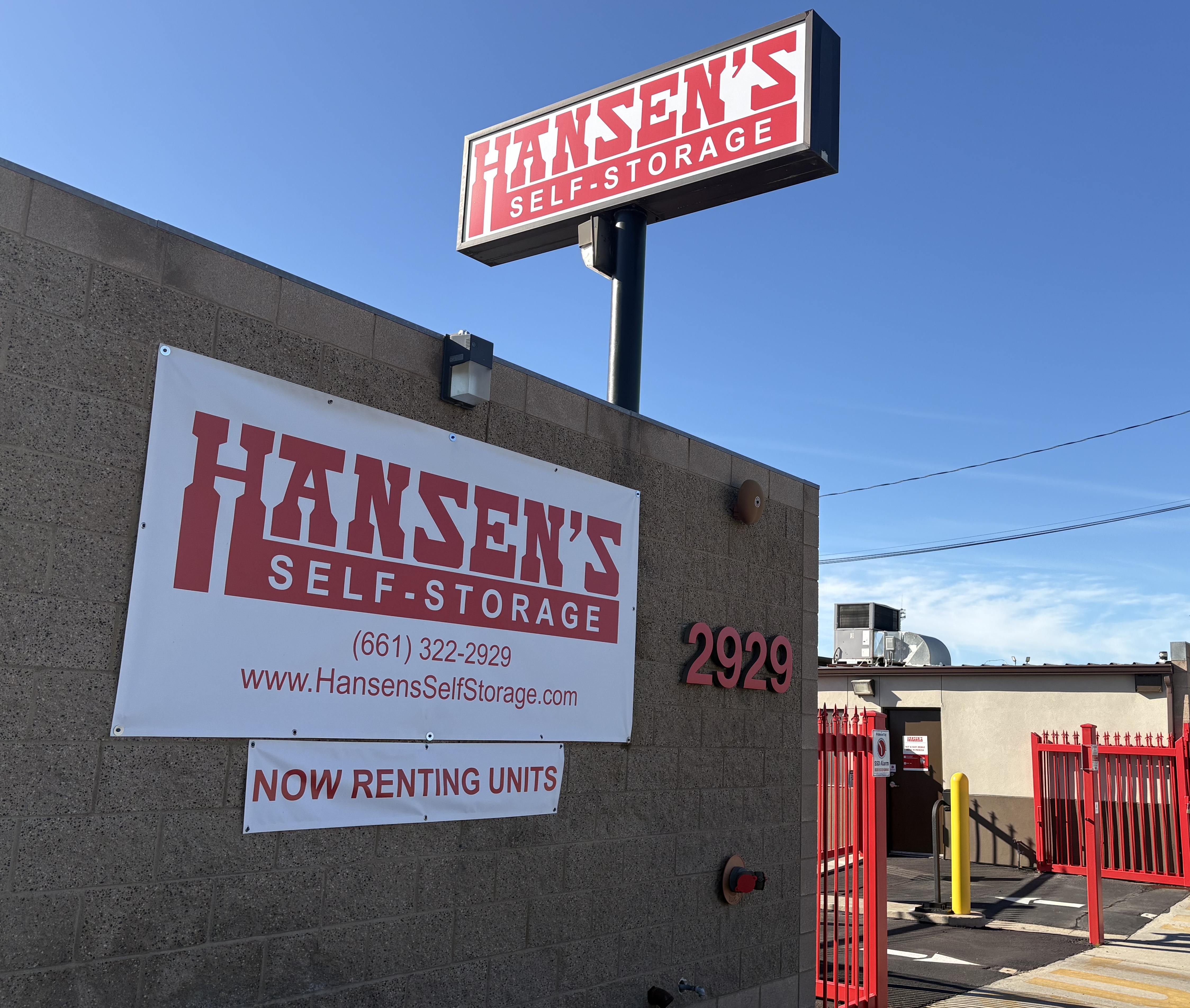 Hansen's Self-Storage 2929 16th Street Bakersfield, CA 93301
