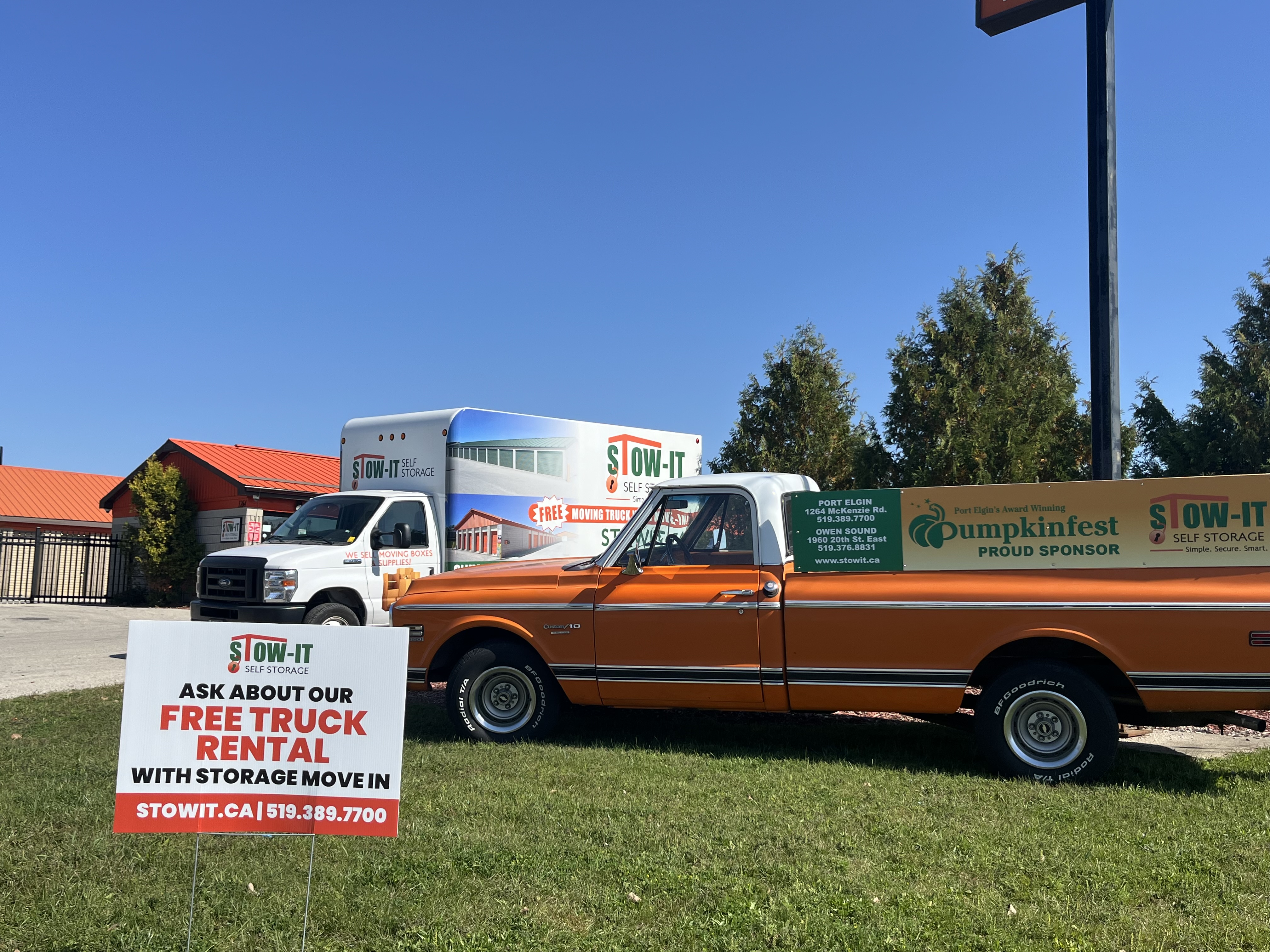 Free truck Rental with Storage Move In & Sell Boxes!