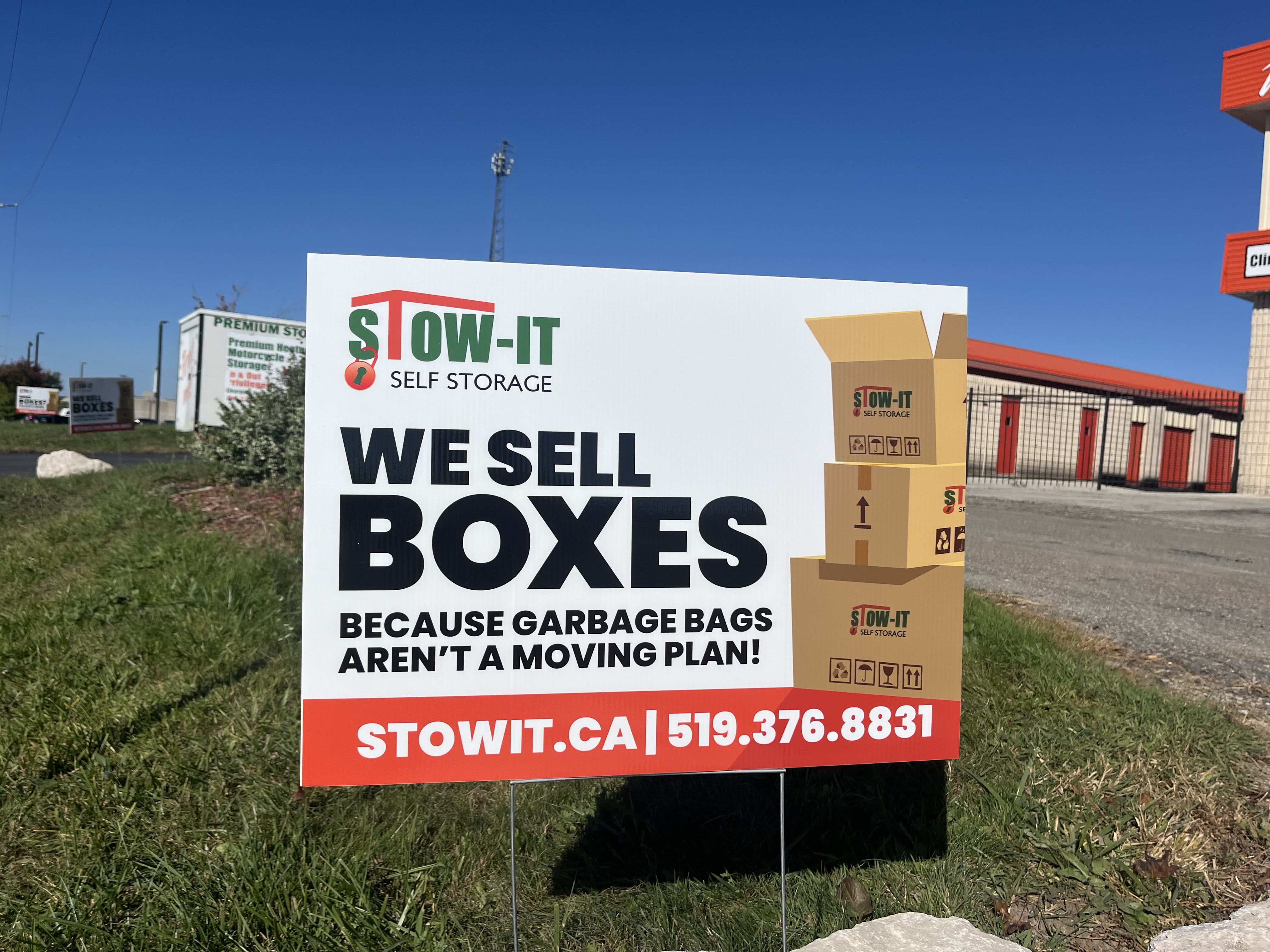 We sell boxes Owen Sound!