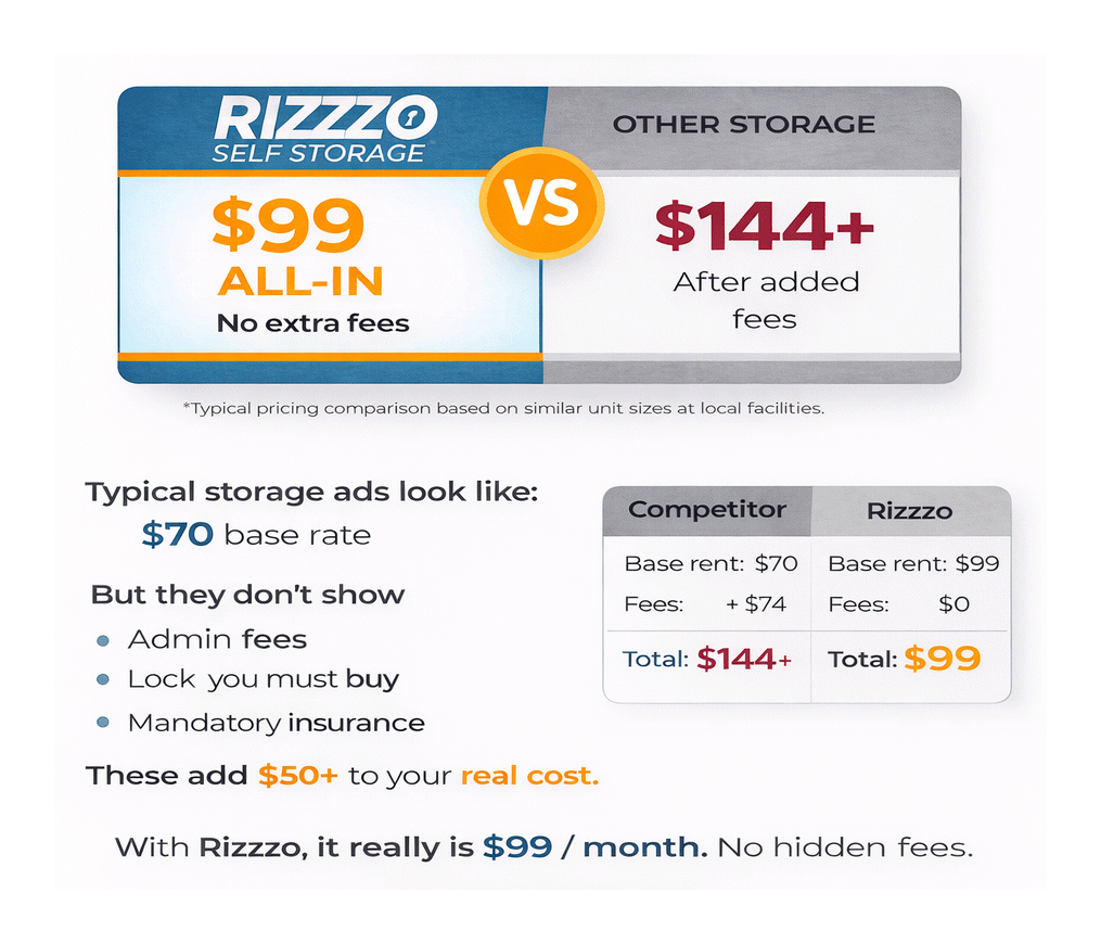 Why Our Storage Actually Costs Less