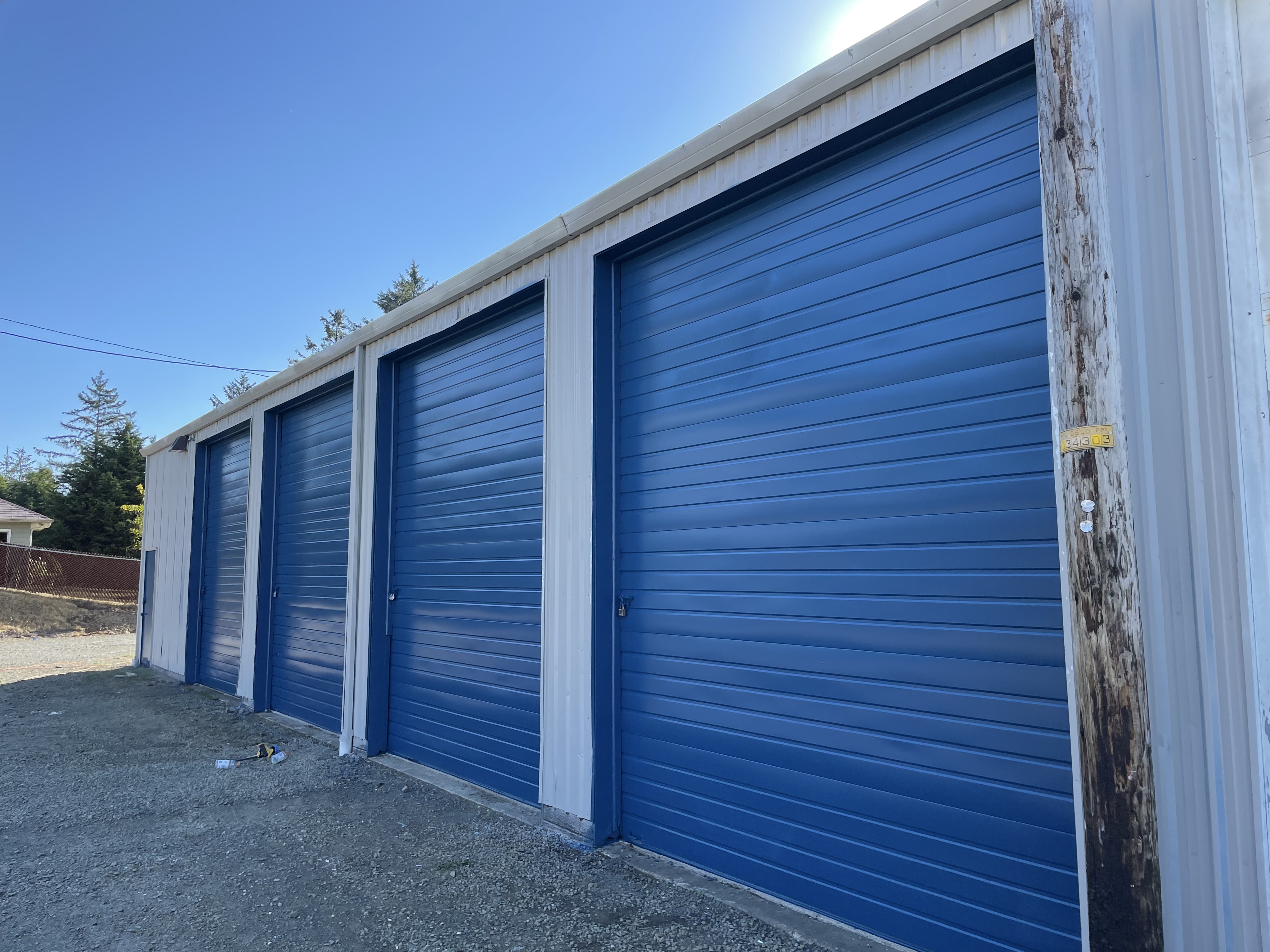 self storage and boat/rv storage in gearhart or blue doors