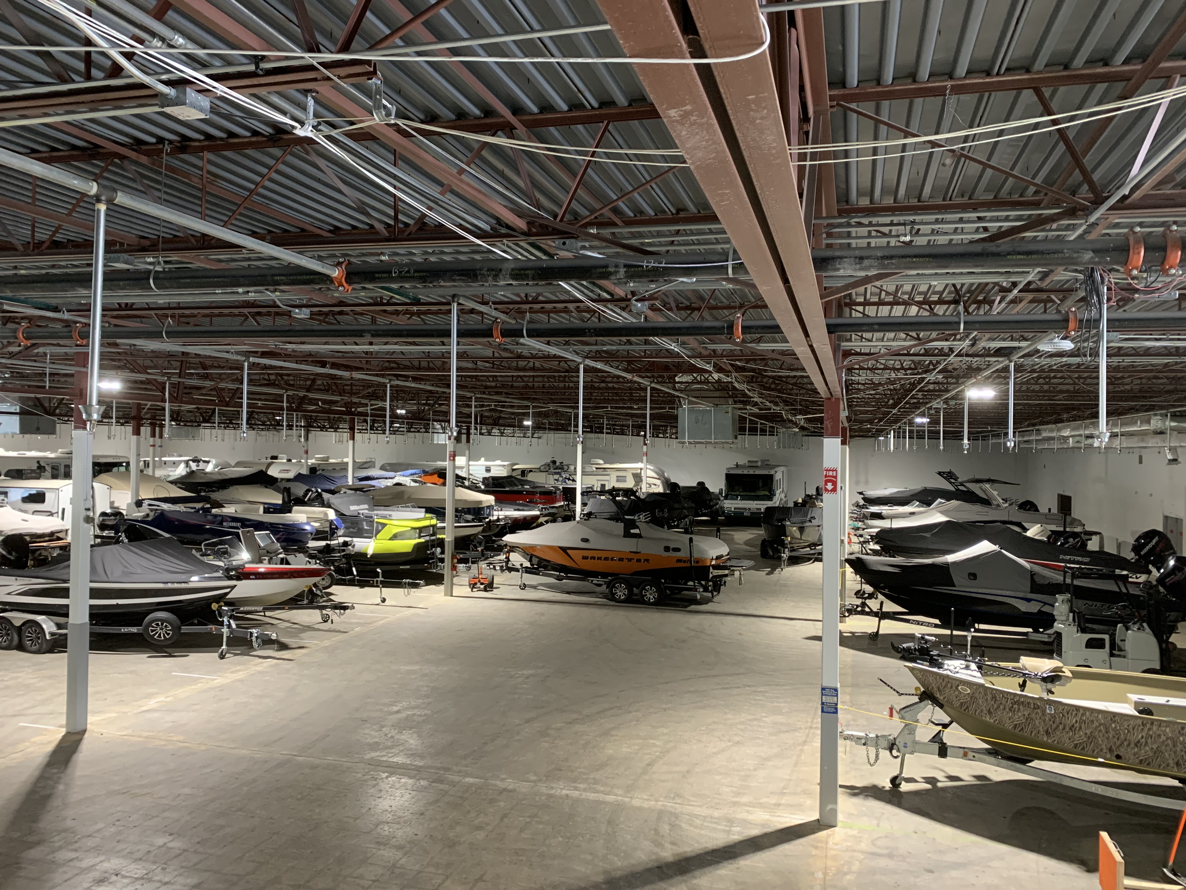 Heated Boat Storage