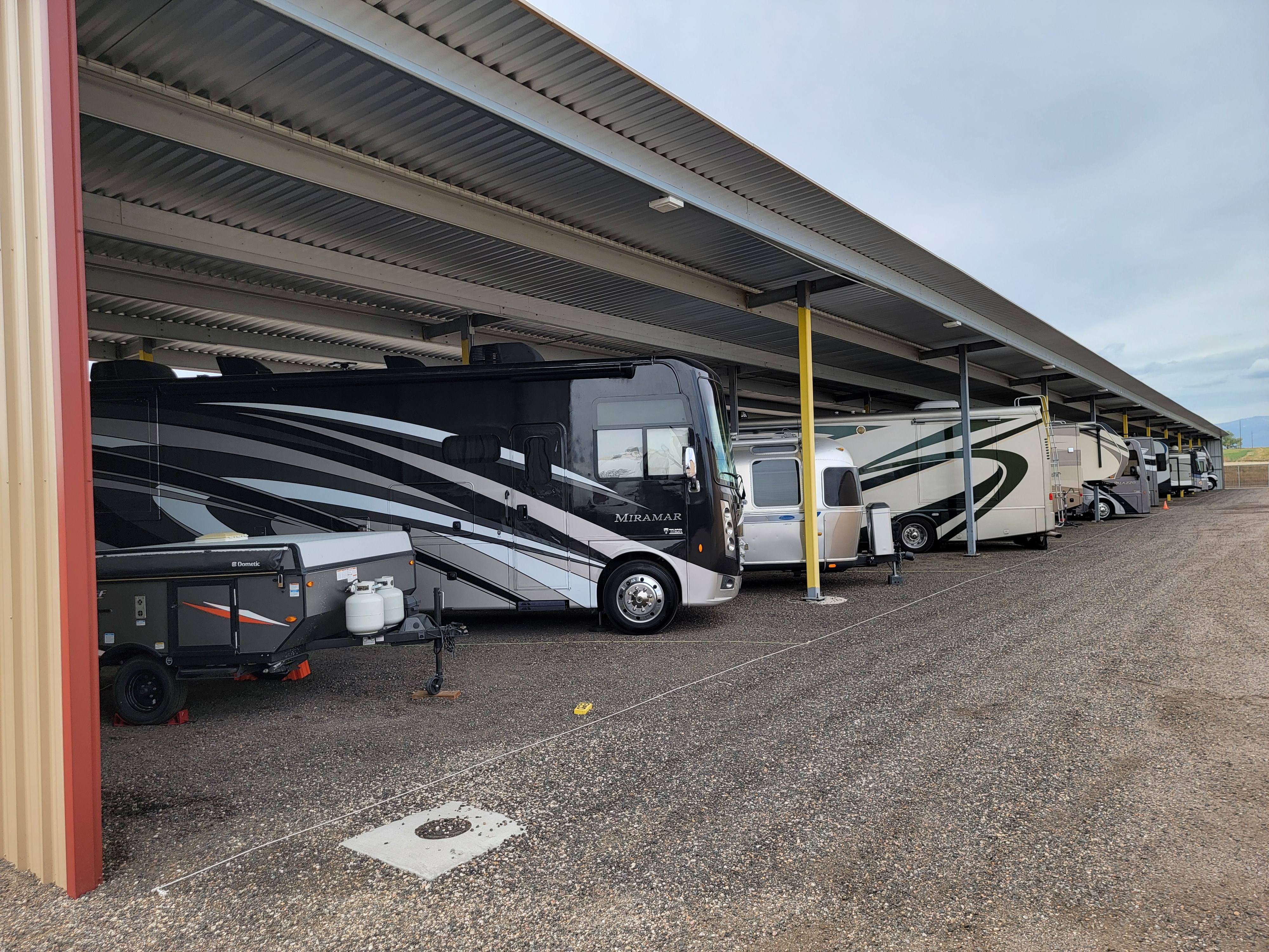 Covered RV/Boat Storage in Erie, CO - South Lot