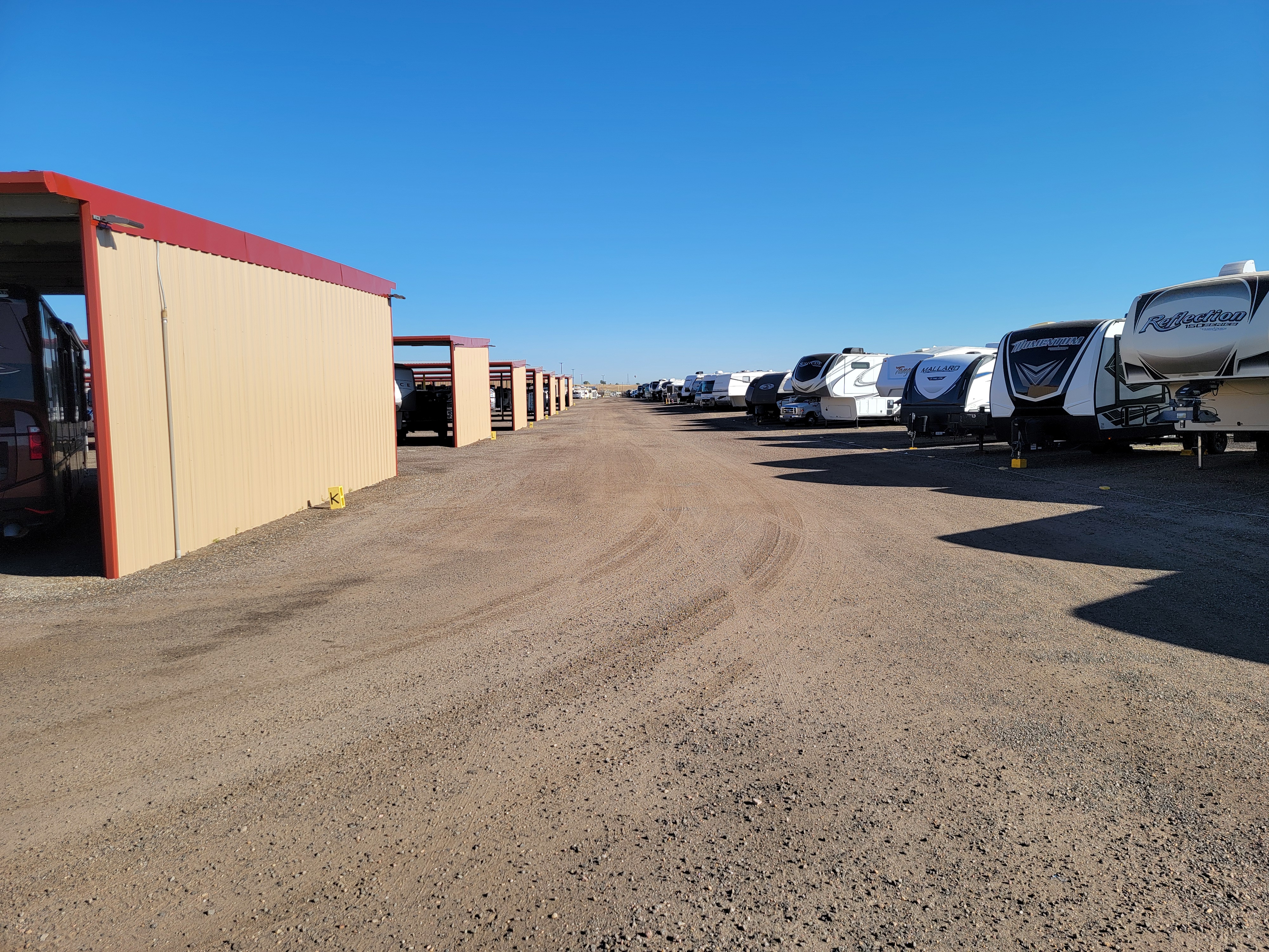 Pull- Through Covered & Uncovered RV/Boat Parking in Erie, CO