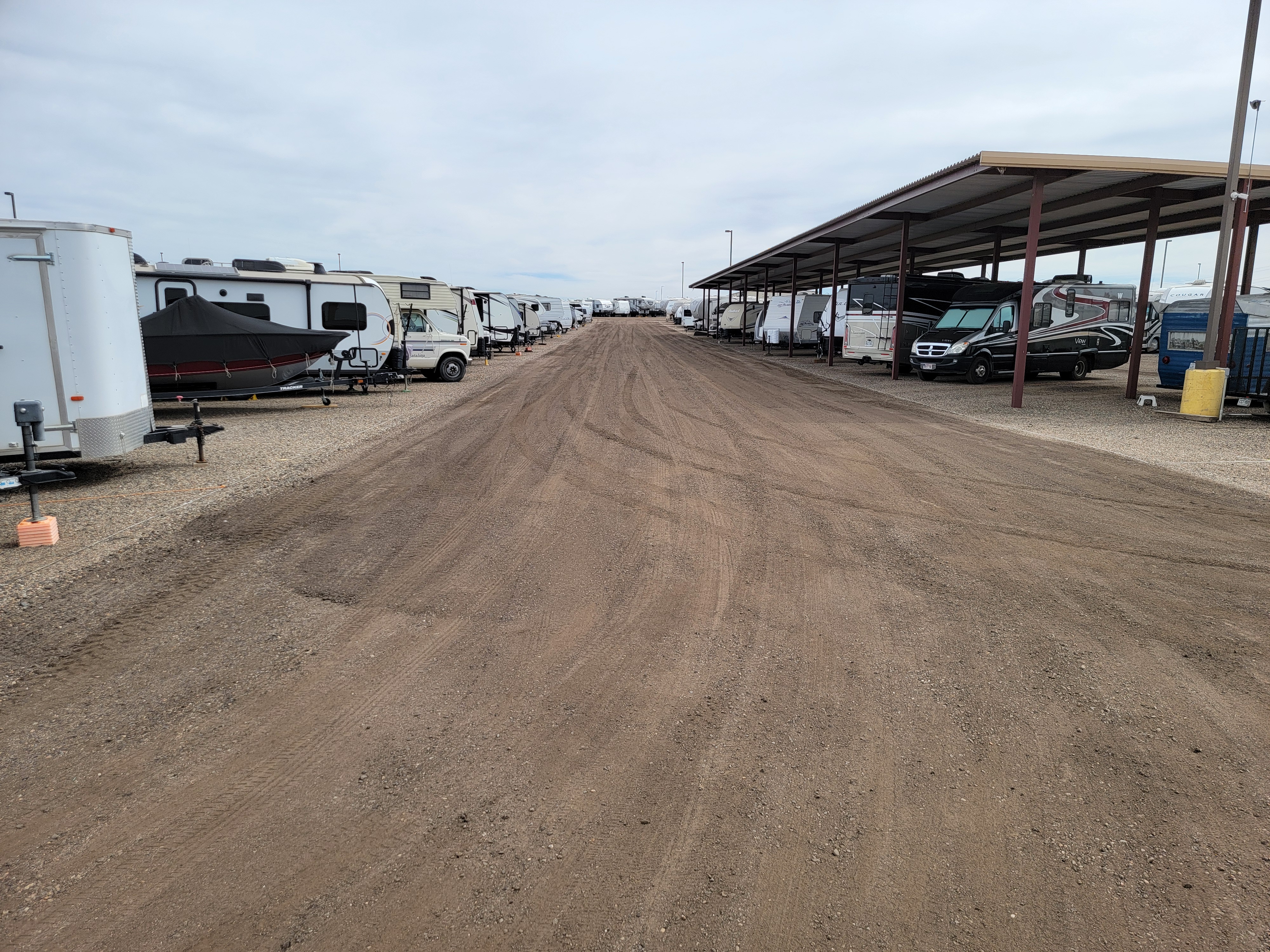 Back-In Covered & Uncovered RV/Boat Parking in Erie, CO