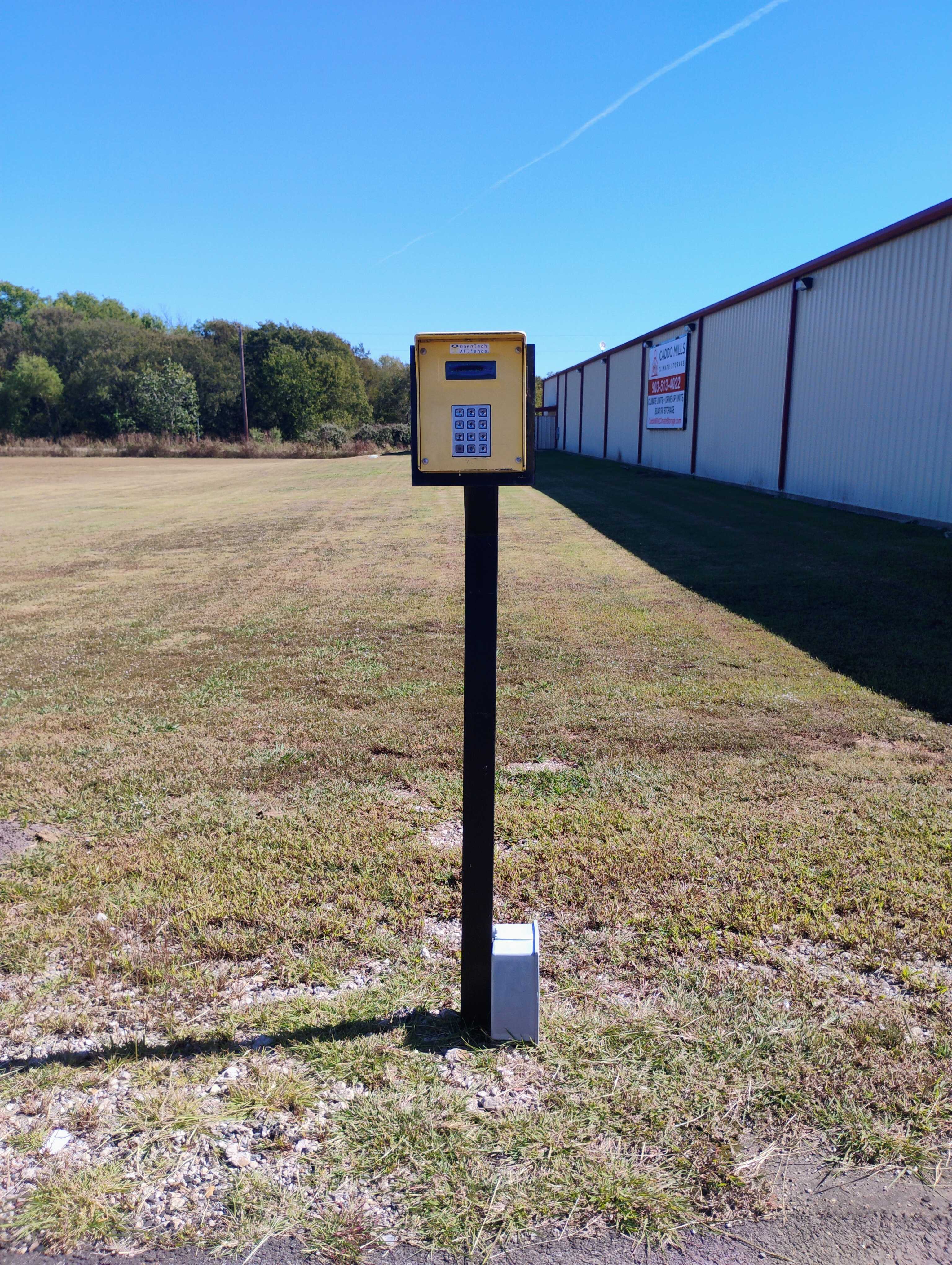 Royse City recreational vehicle storage facility with ATVs and jet skis safely parked under covered storage.