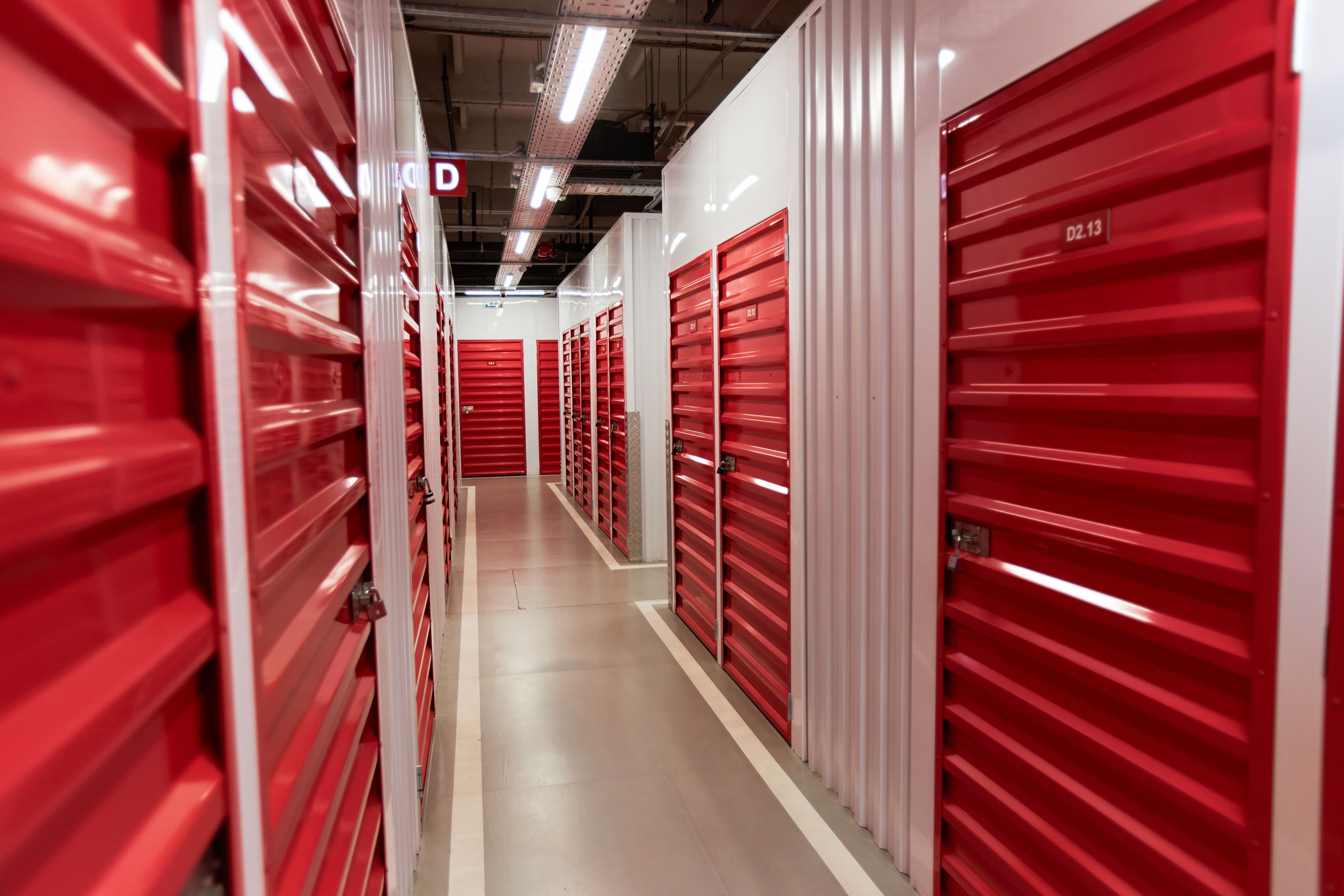 Clean climate-controlled storage unit protecting furniture and belongings near Galveston Bay, TX