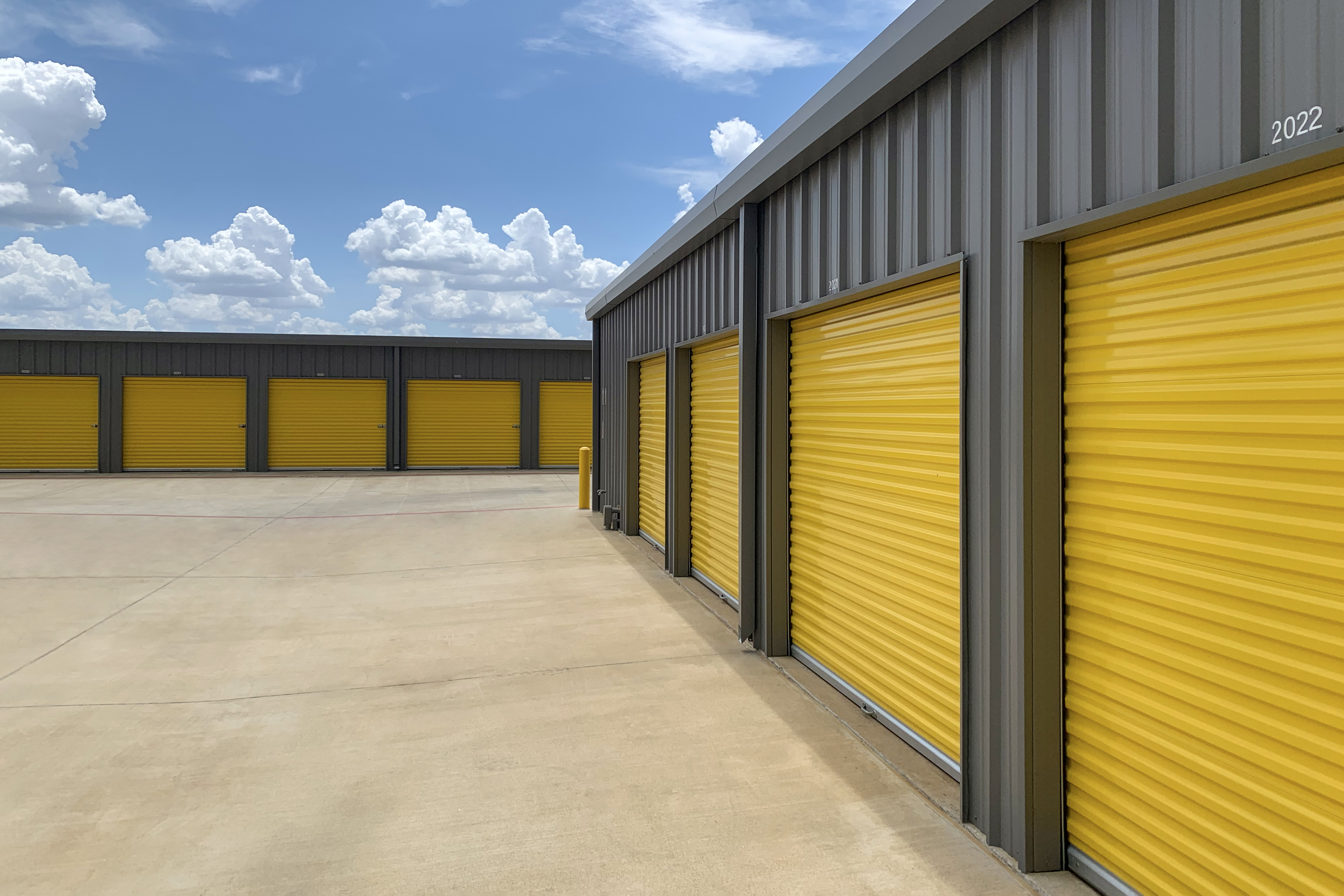 Secure storage facility near Georgetown, TX, off I-35 with gated drive-up unit access