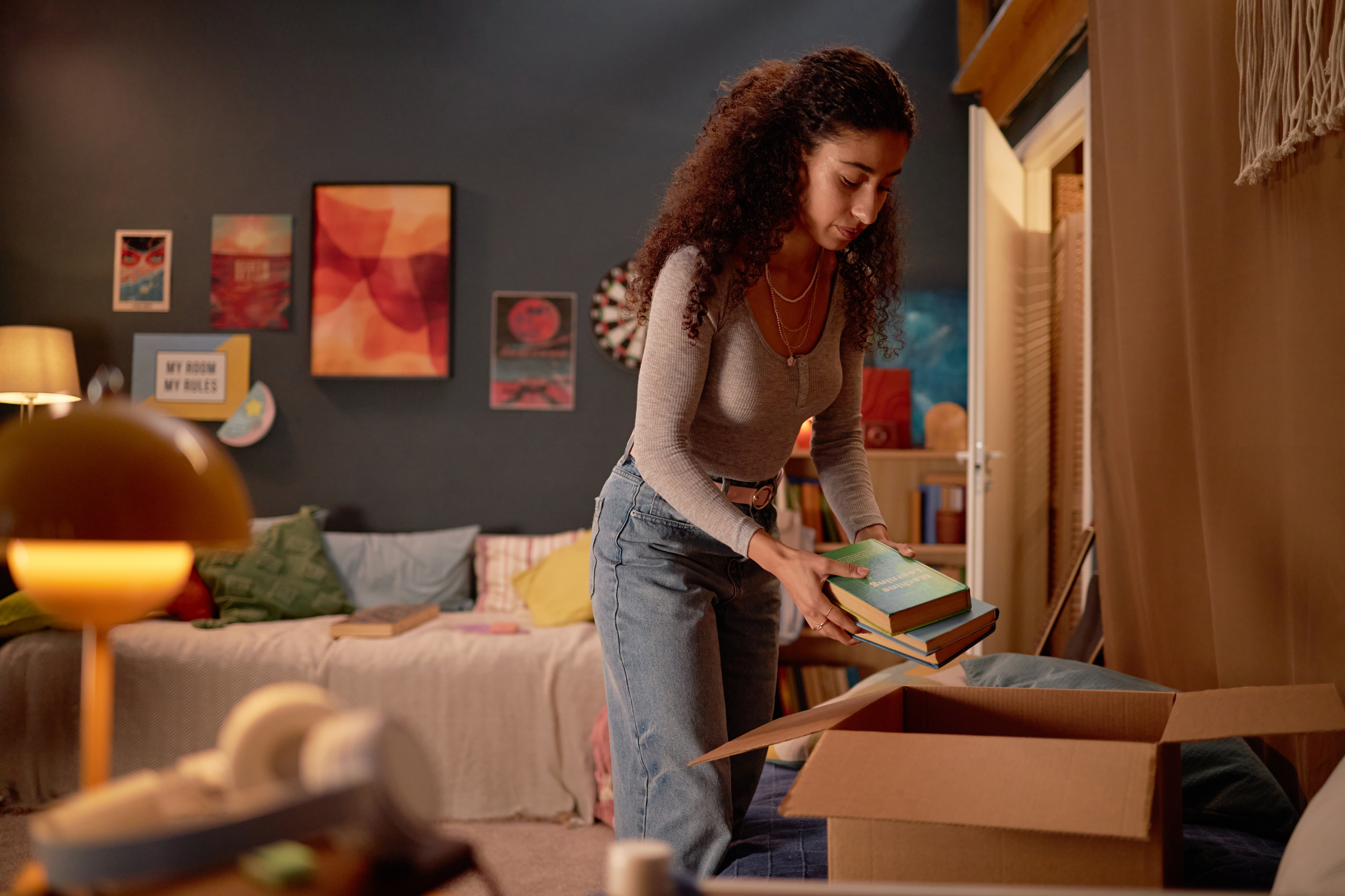 College move-out storage near Greenville, TX, for students returning home for summer semester break