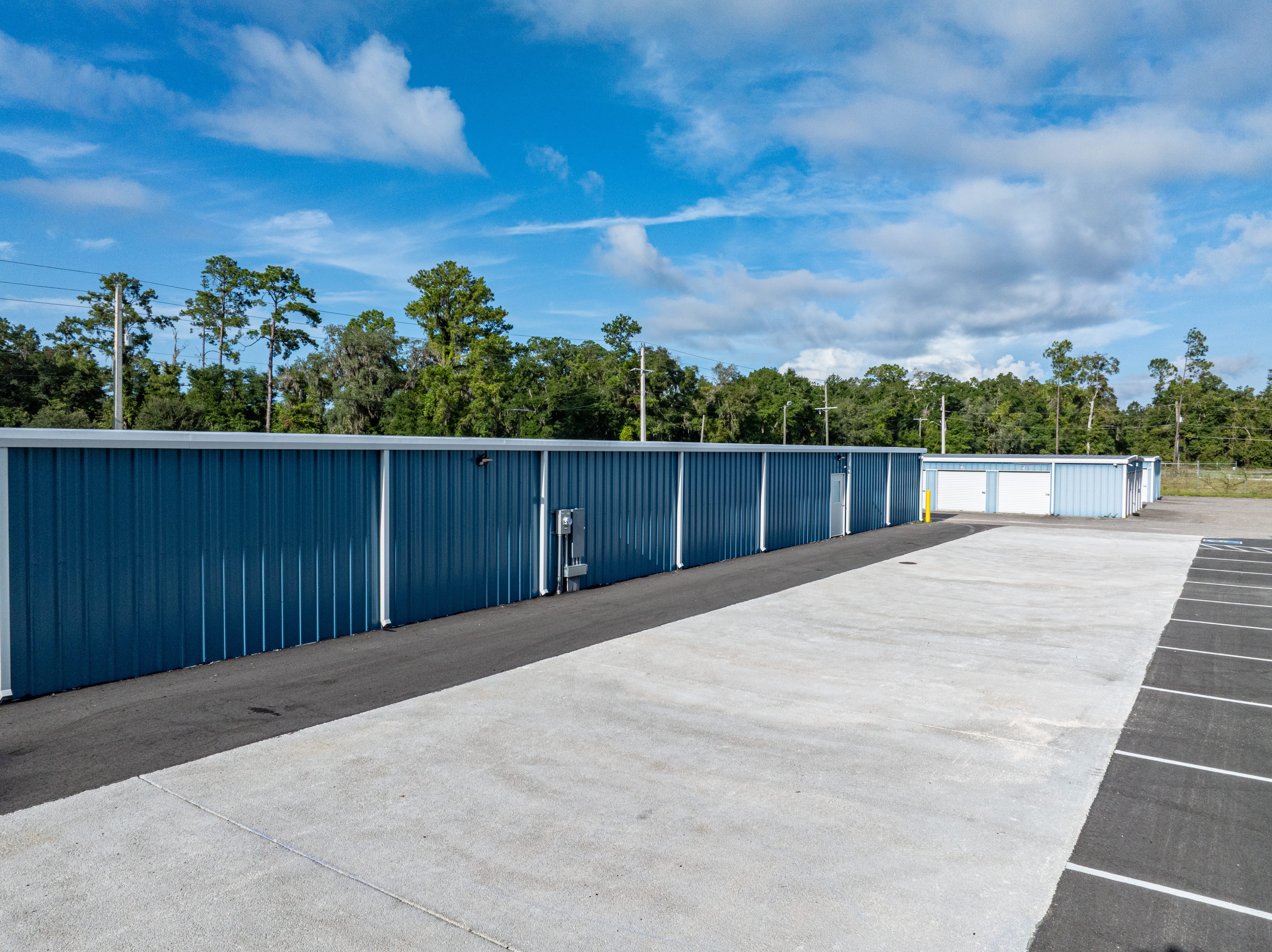 Drive-up storage buildings at Lake City Self Storage