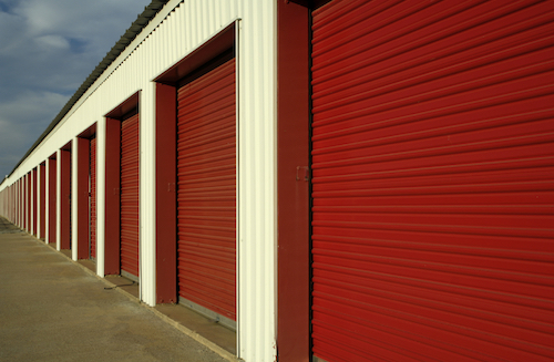 Red Self Storage Doors in North Carolina
