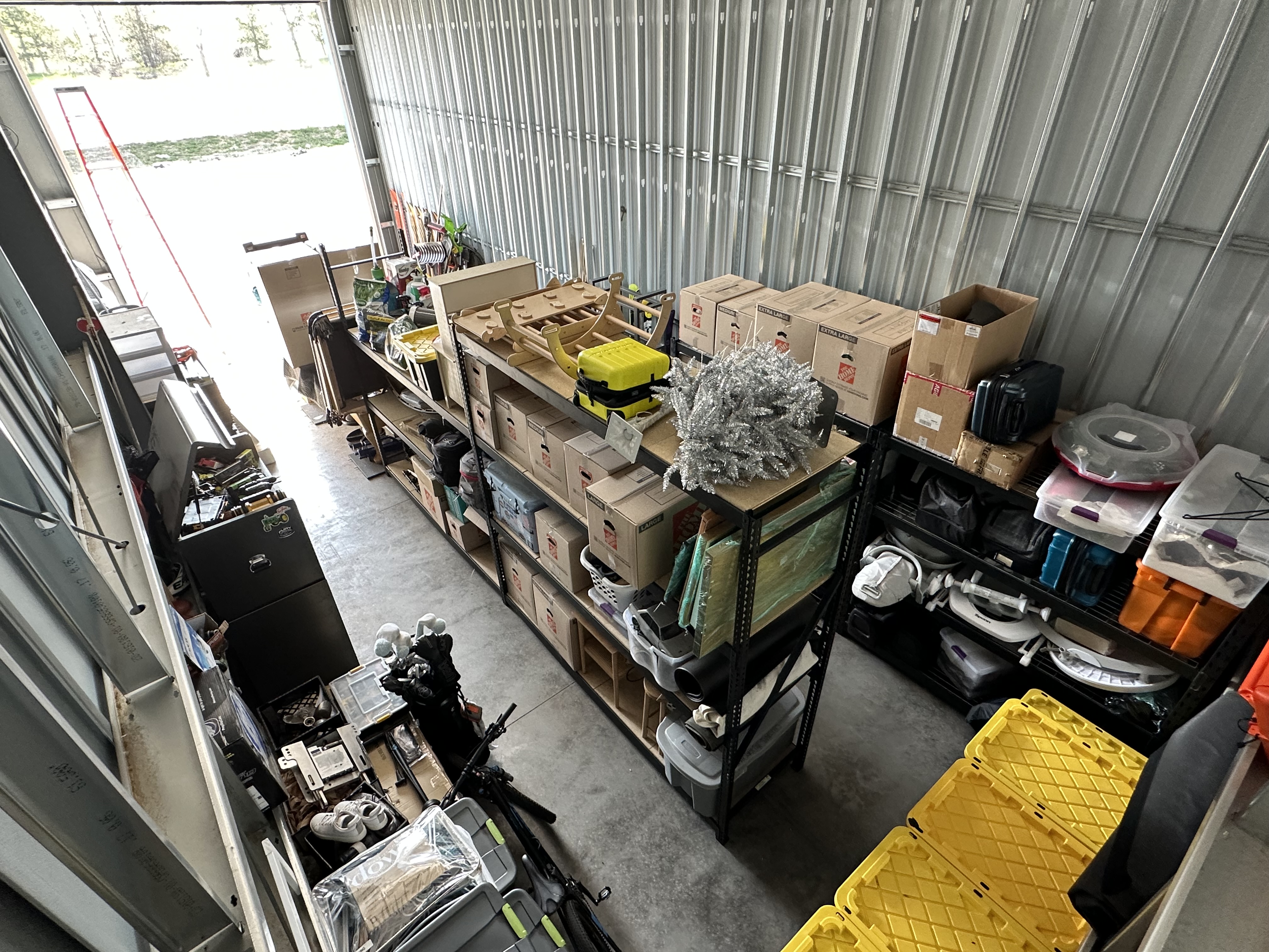 Household Items in a Storage Unit Household Items in a Storage Unit