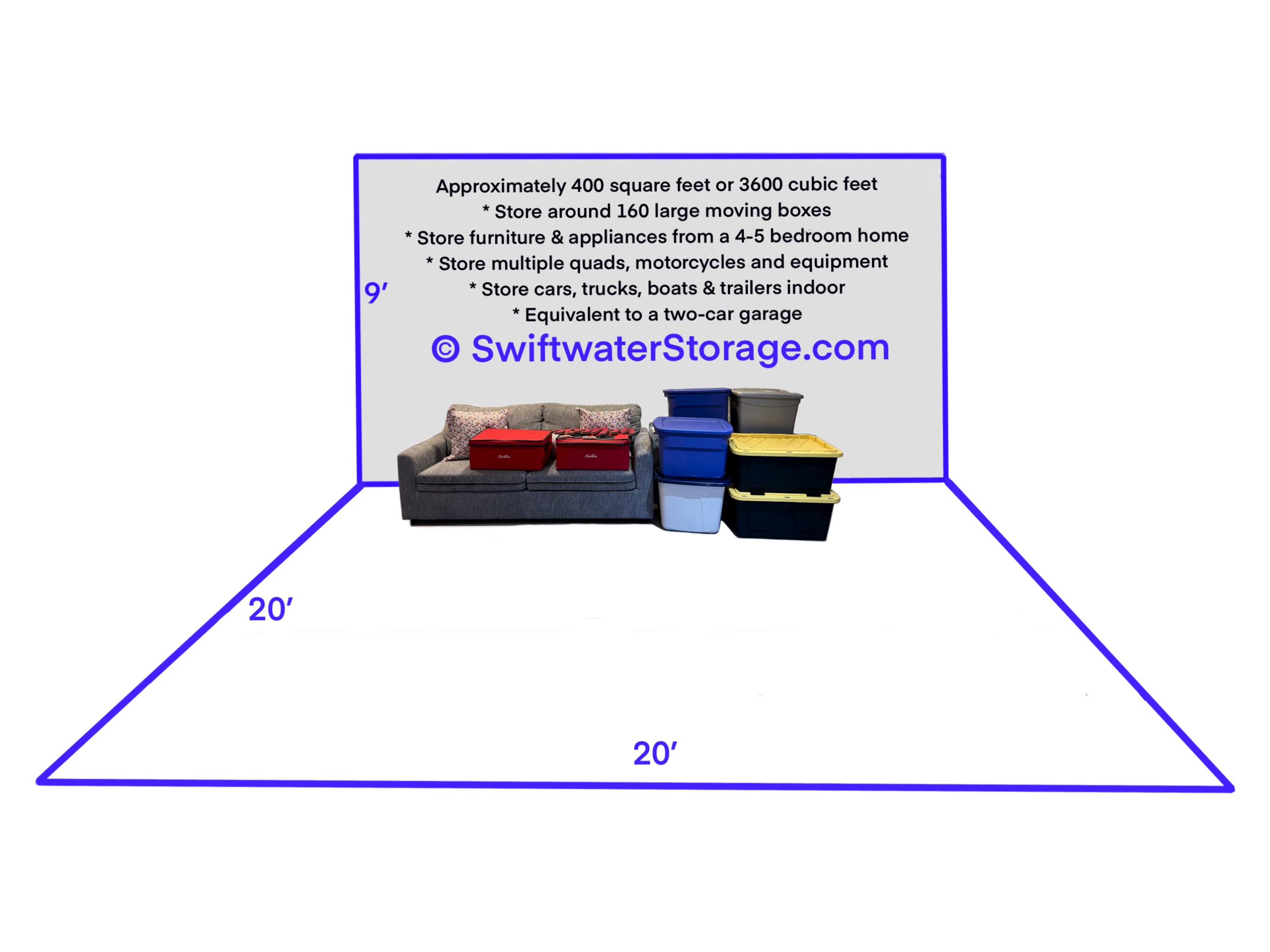 20x20 unit storage swiftwater storage