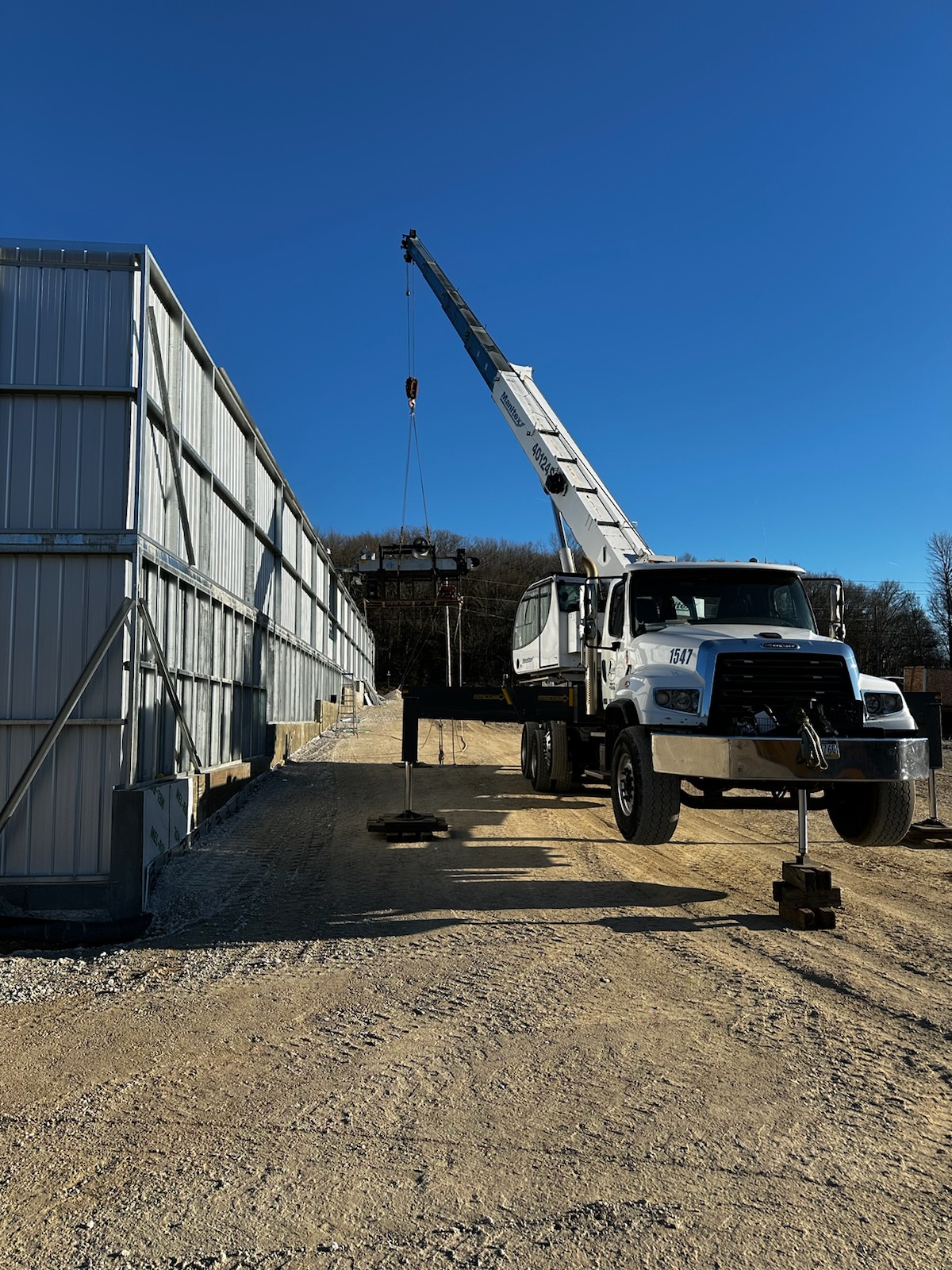 Building Progress of Shamrock Storage Solutions in Huntsville, Alabama