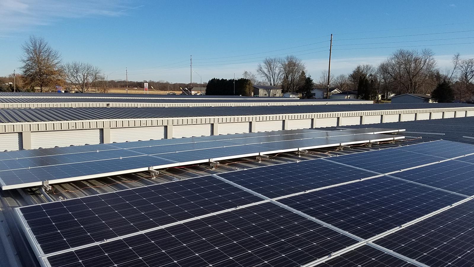 Close up Solar Panels