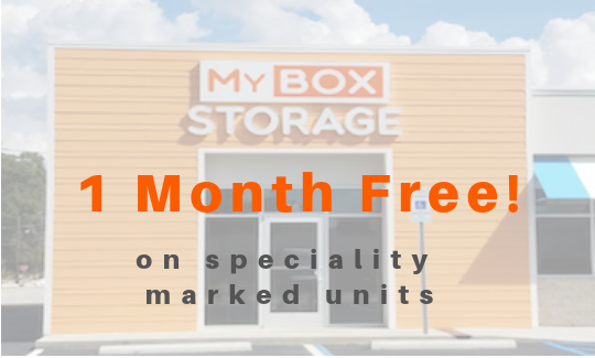 1 Month Free on speciality marked storage units