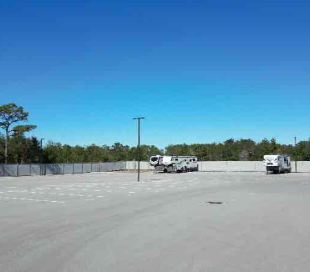 uncovered rv parking gulf breeze fl