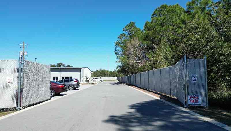 fenced and gated parking facility gulf breeze fl