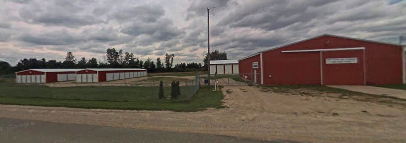 drive up fenced storage units bitely, mi