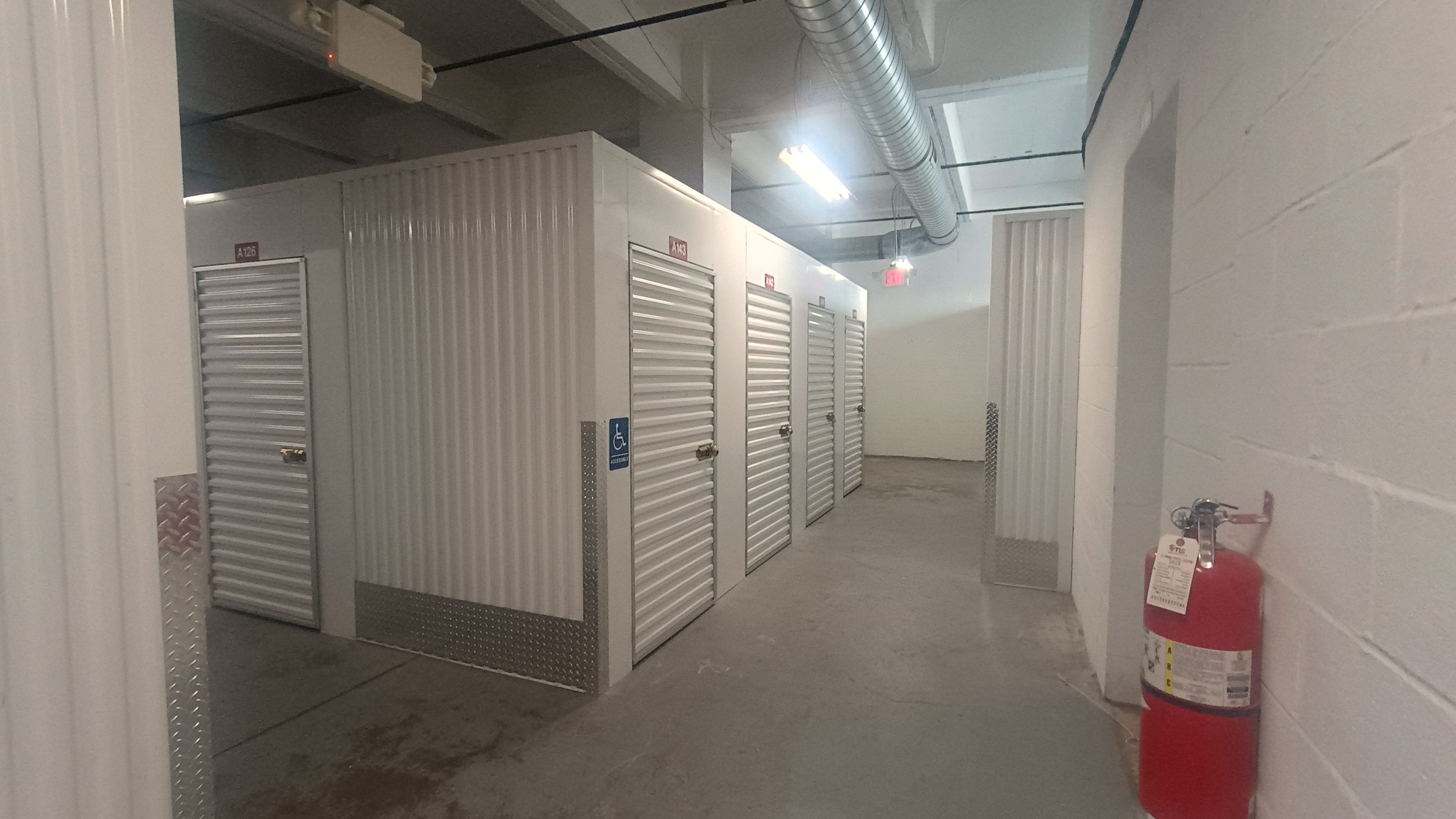 Box Self Storage hallways